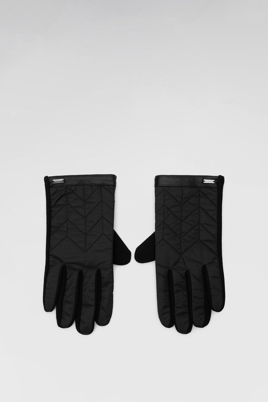 
                Gino Rossi - Rękawiczki damskie czarne - 5904248147266