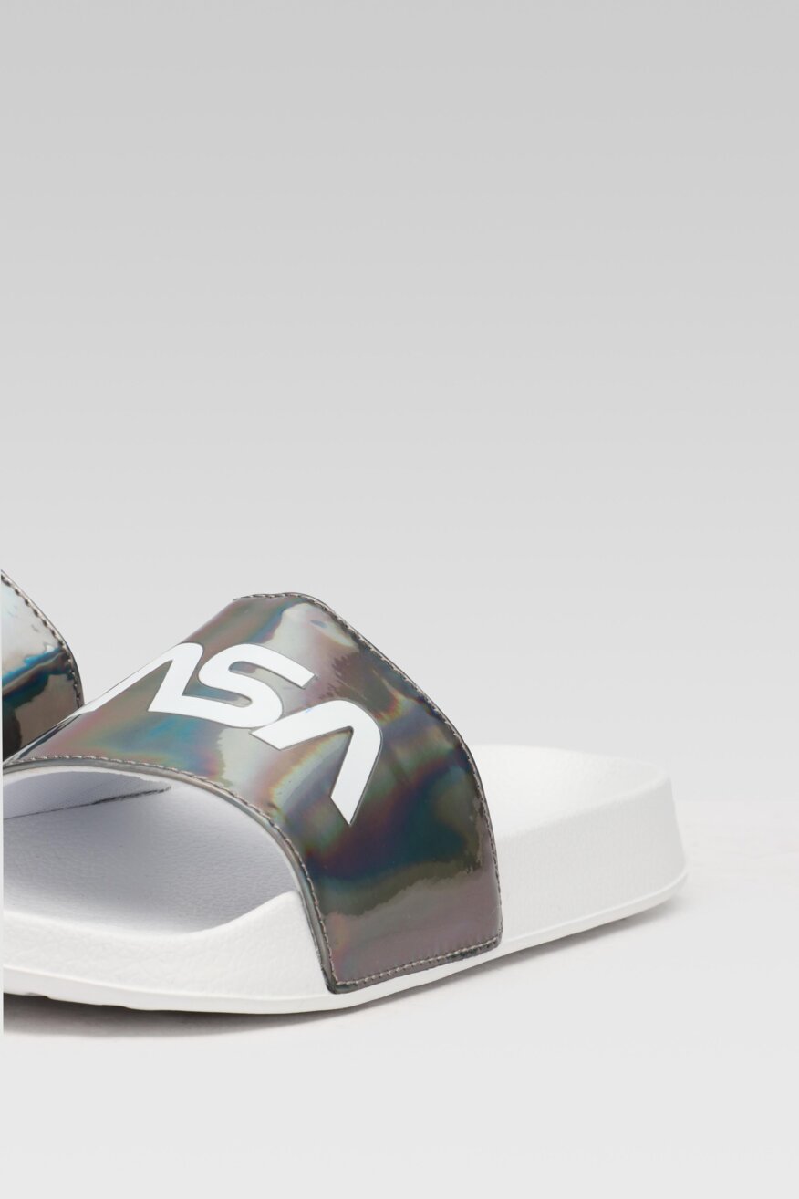 
                NASA - Klapki basenowe metaliczne szare - 5903698368054