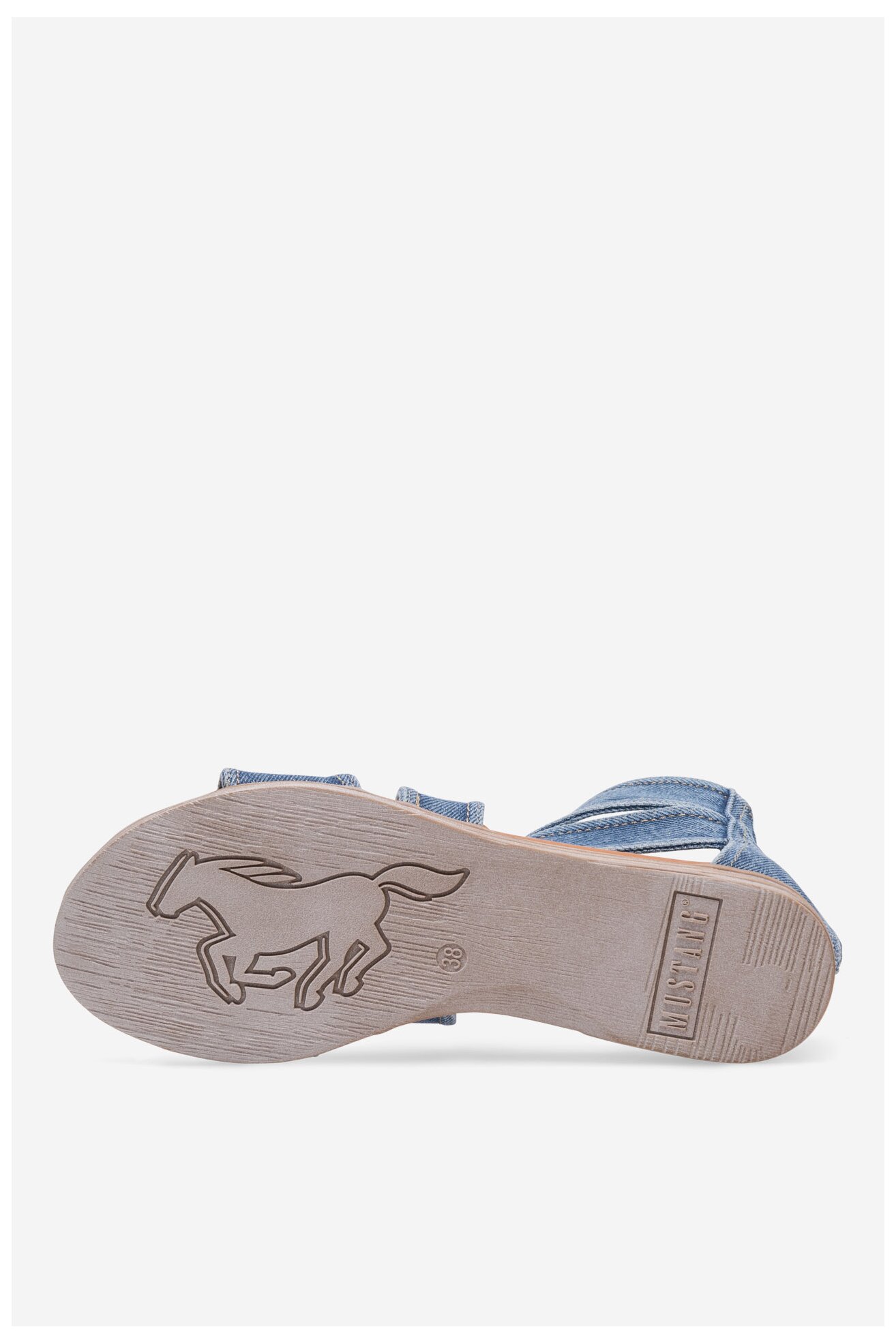 Sandały Mustang 1424-806 Jeansowy