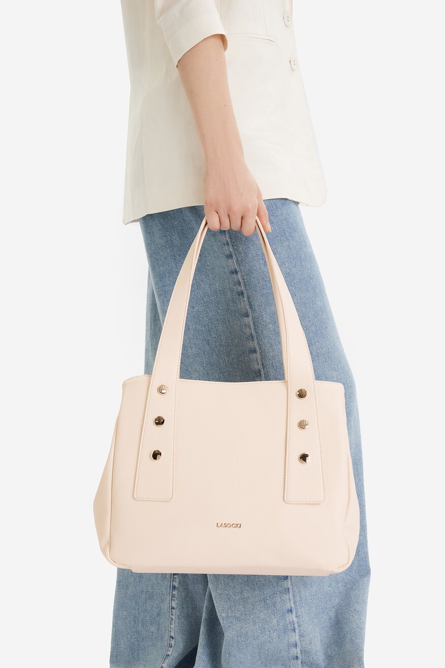 
                        Дамска чанта Lasocki CEO-LSK-L-011-09 СЛОНОВА КОСТ - 5906751521441