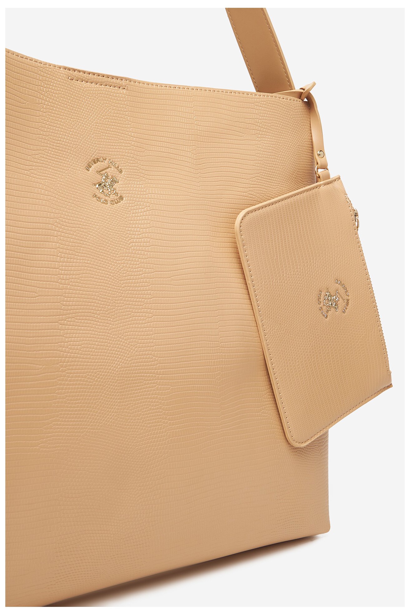 Geantă de mână Beverly Hills Polo Club BHPC-W-05-A23 BEJ