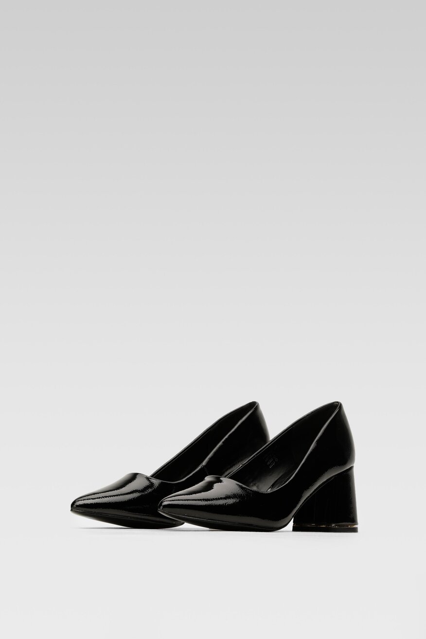 
                Jenny Fairy - Czółenka szpice czarne - 5903698923819