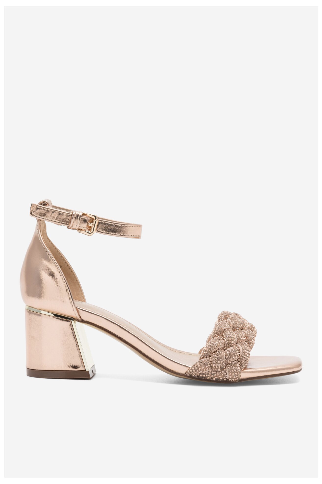 Sandały DeeZee PRETTY PLEASE LS5951-01 Złoty