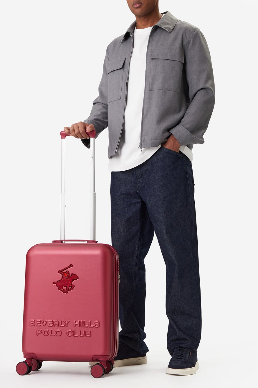 Kofer Beverly Hills Polo Club BORDO - 5906751529140