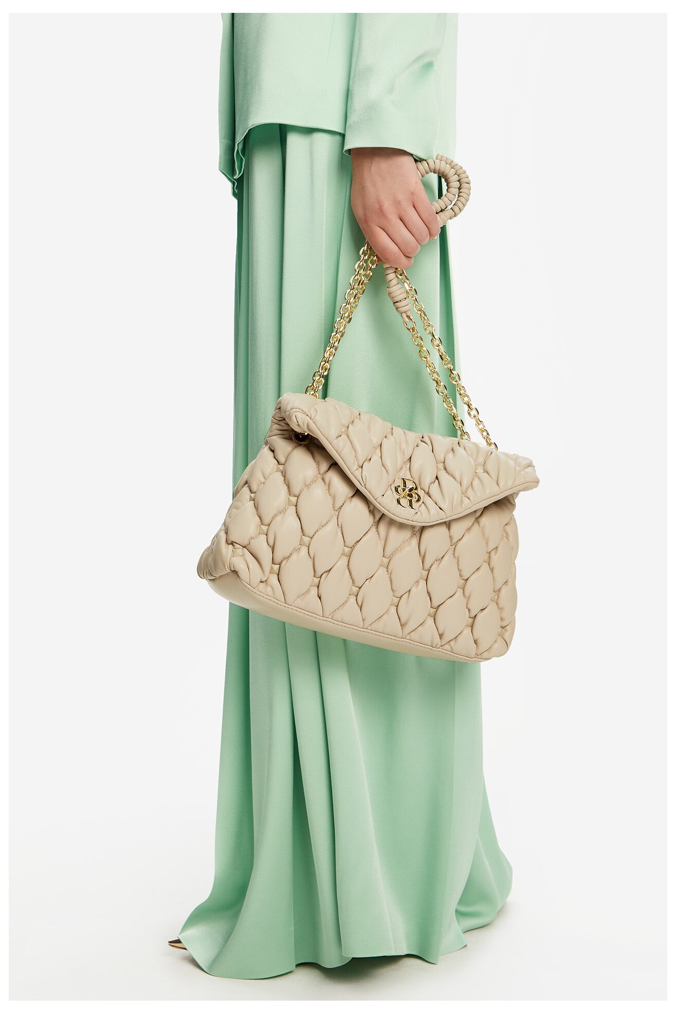 Kézitáska Badura BW-B2948 KRÉMSZÍNŰ