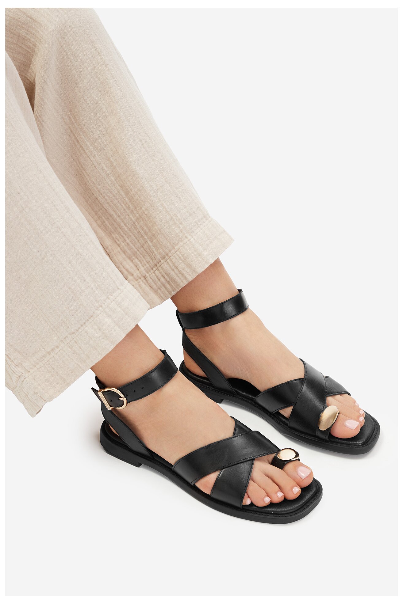 Sandały Beverly Hills Polo Club EO-WI16-ALYSHA-04 Czarny