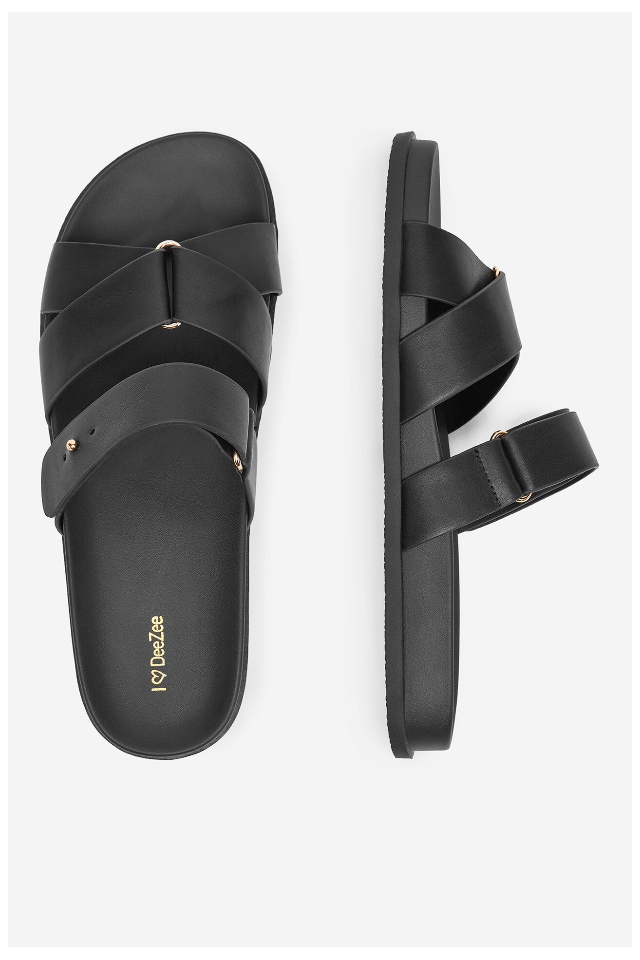 Șlapi DeeZee HY59053-3 NEGRU