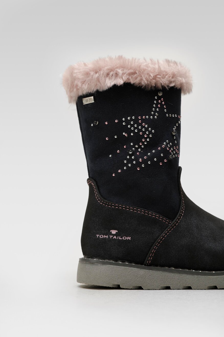 
                Tom Tailor - Śniegowce granatowe z suwakiem - 5904248082581