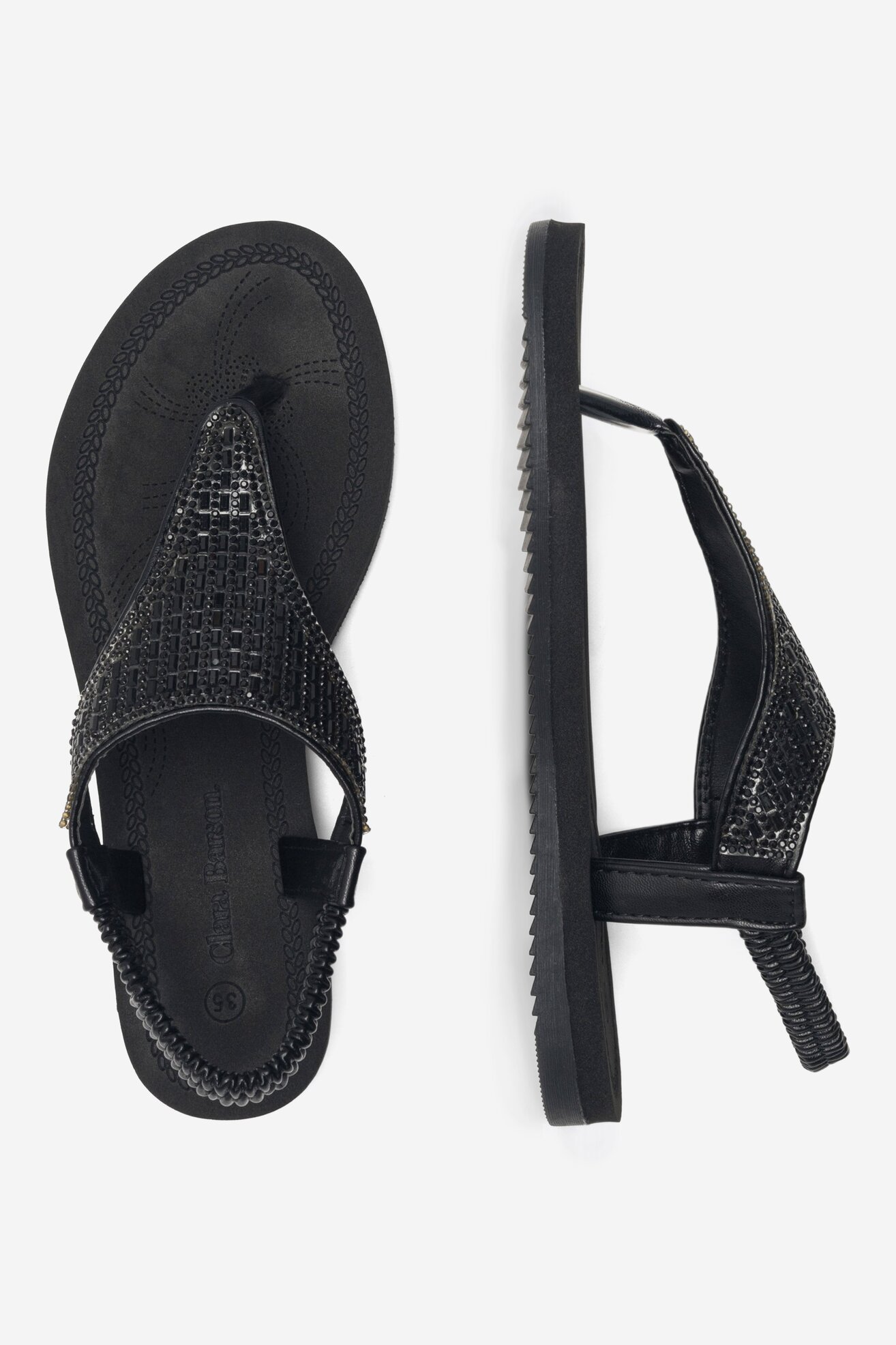 Sandały Clara Barson BRYONY WSS20835-01 Czarny