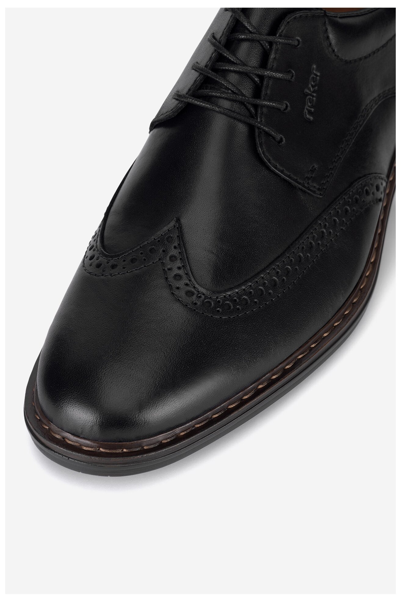 Półbuty Rieker 17620-00 Czarny