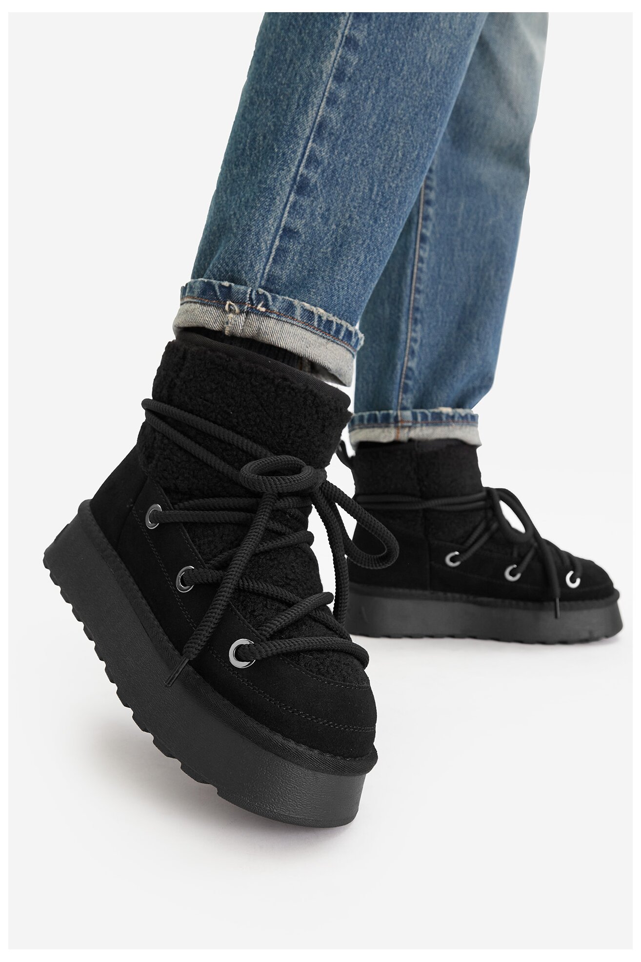 Bokacsizma Badura EO-AMY-TS6286-01 FEKETE