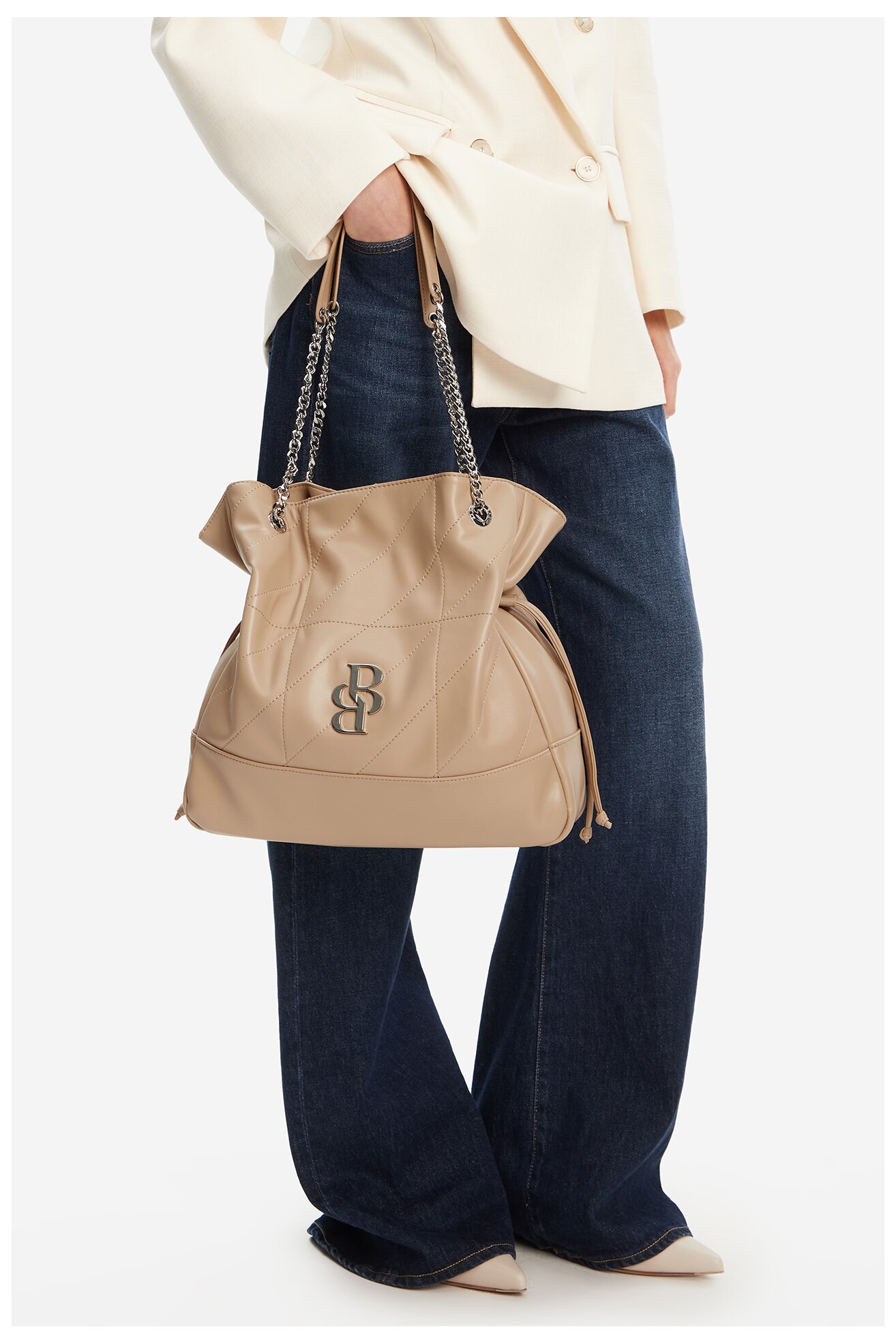 Kézitáska Badura EO-ADELE-LDA8042 BÉZS