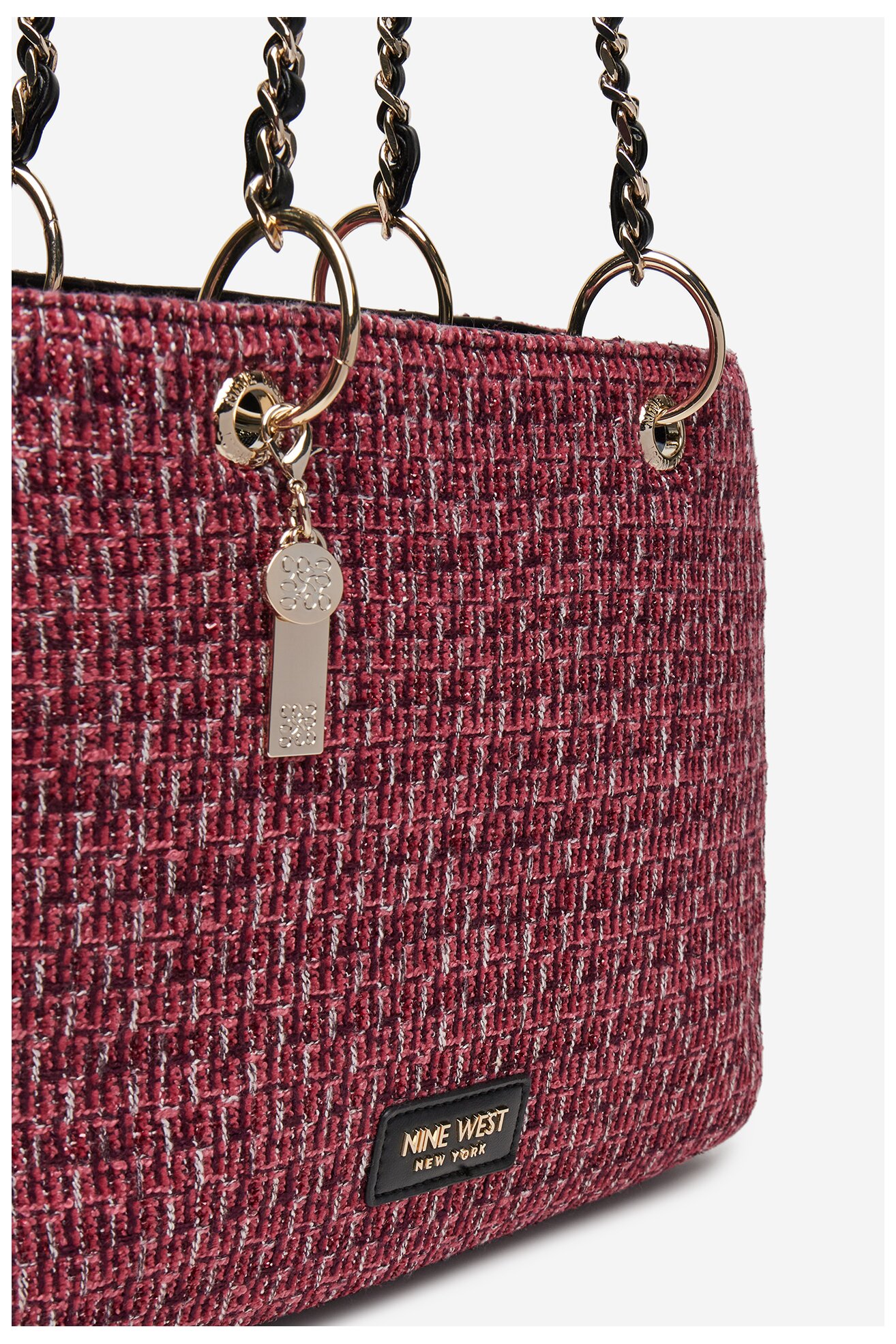 Torebka NINE WEST EO-HUDSON-HEAVEN-LDA8005A Bordowy