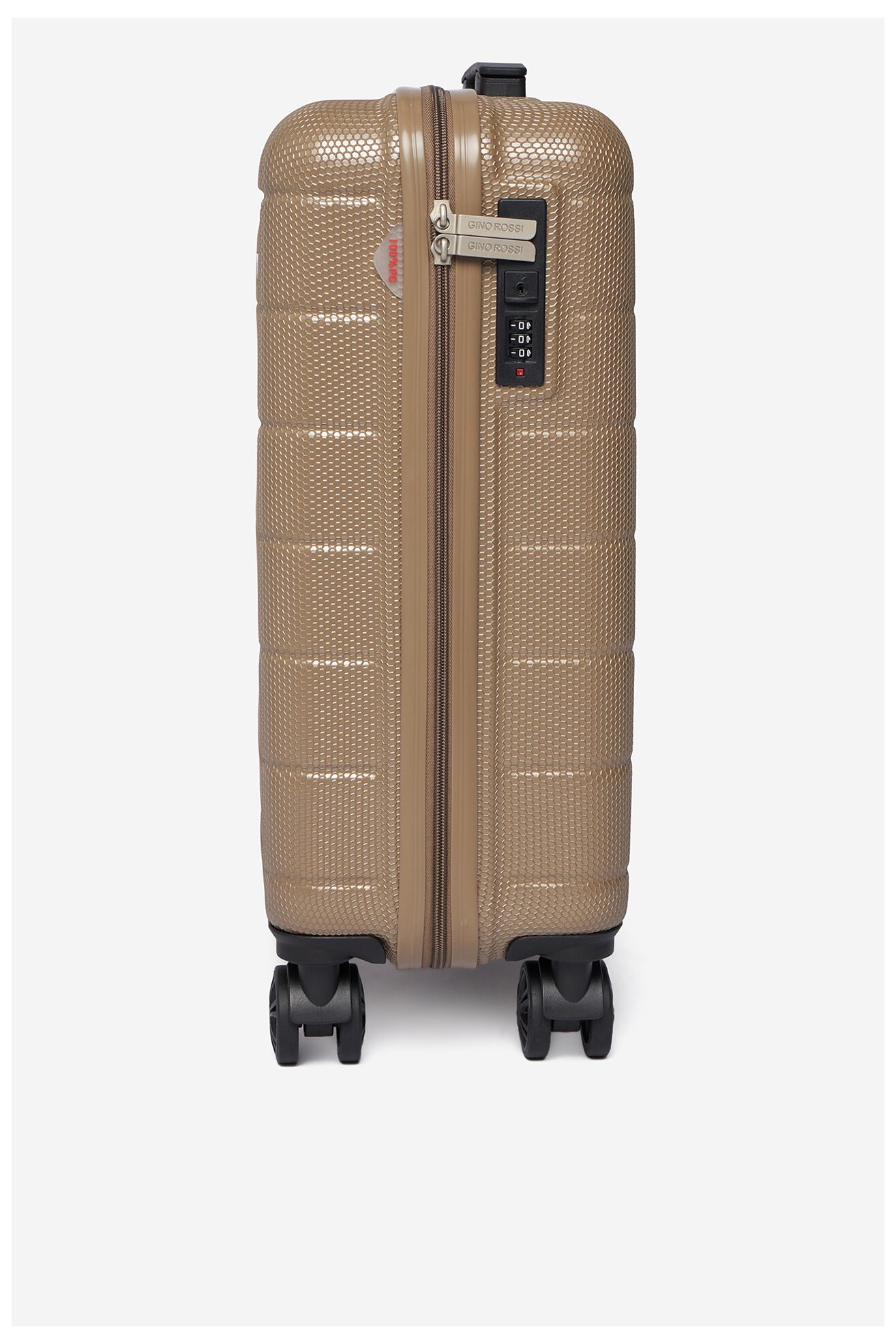 Walizka Gino Rossi CEO-GIN-S-004-BEIGE Beżowy