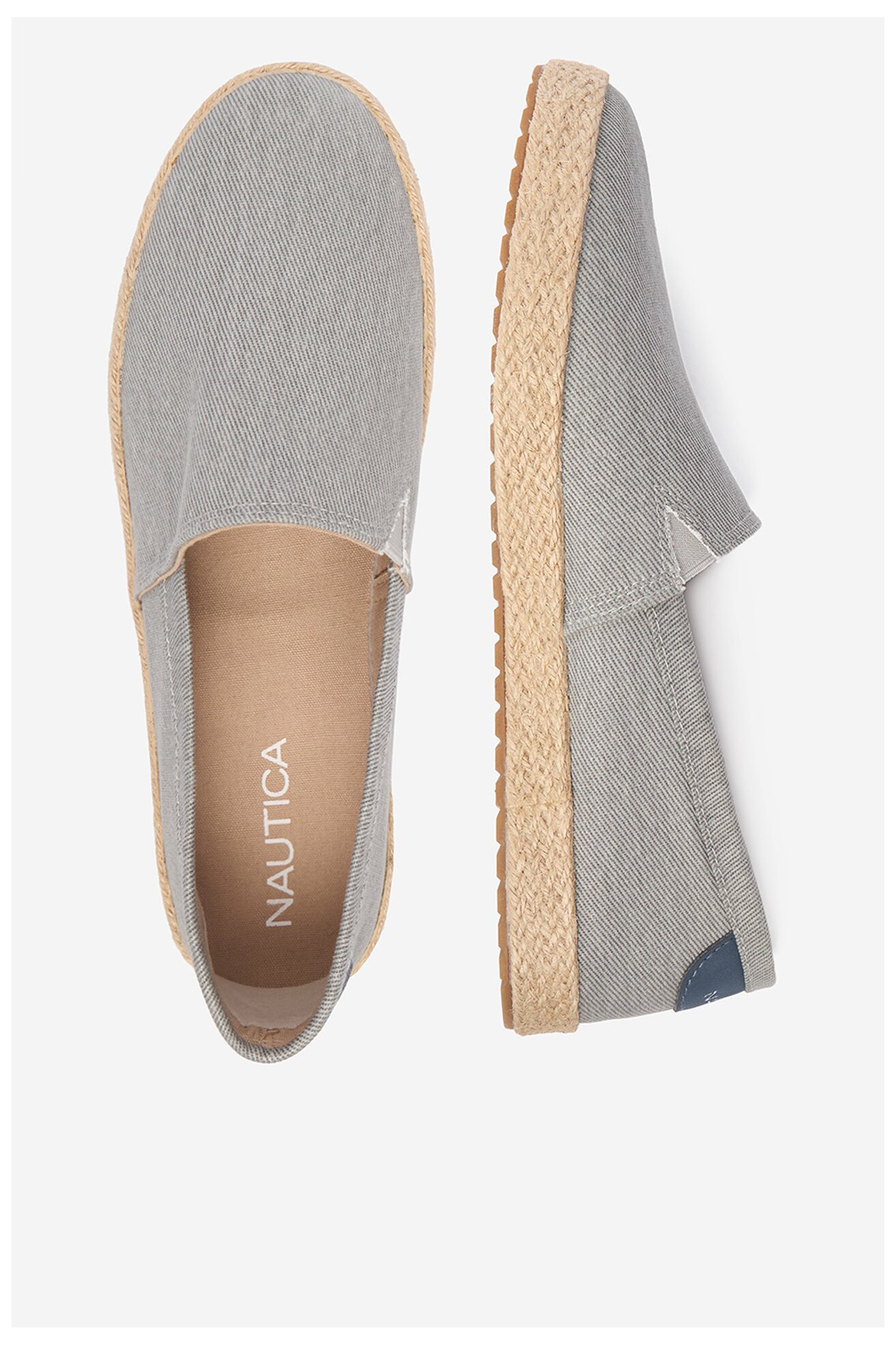 Espadryle NAUTICA CEO-LEADSMAN-02 Szary jasny