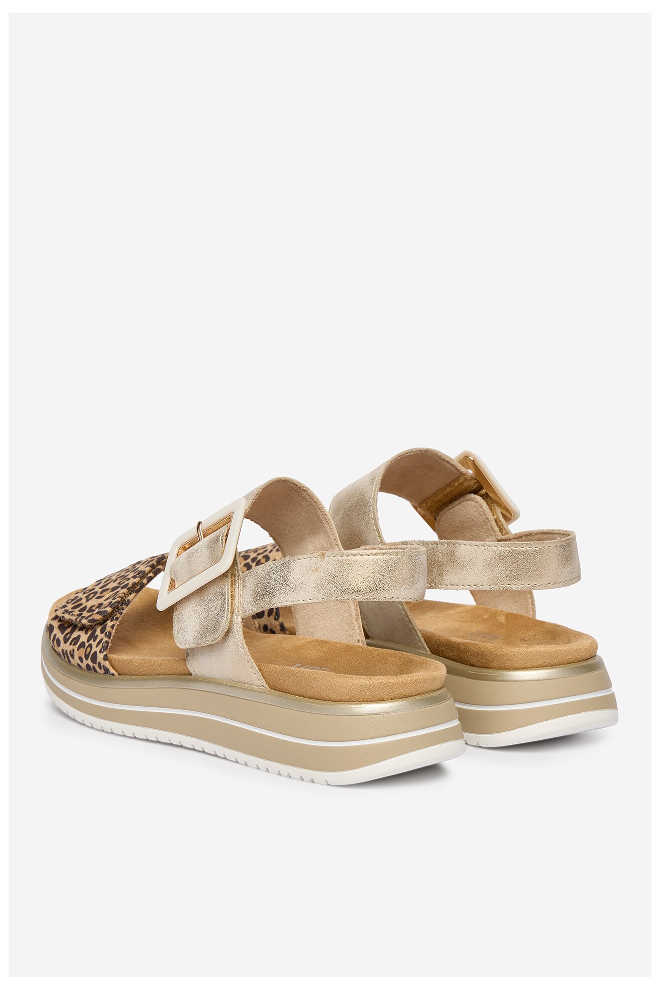 Sandały Remonte CEO-D1J53-91 Złoty