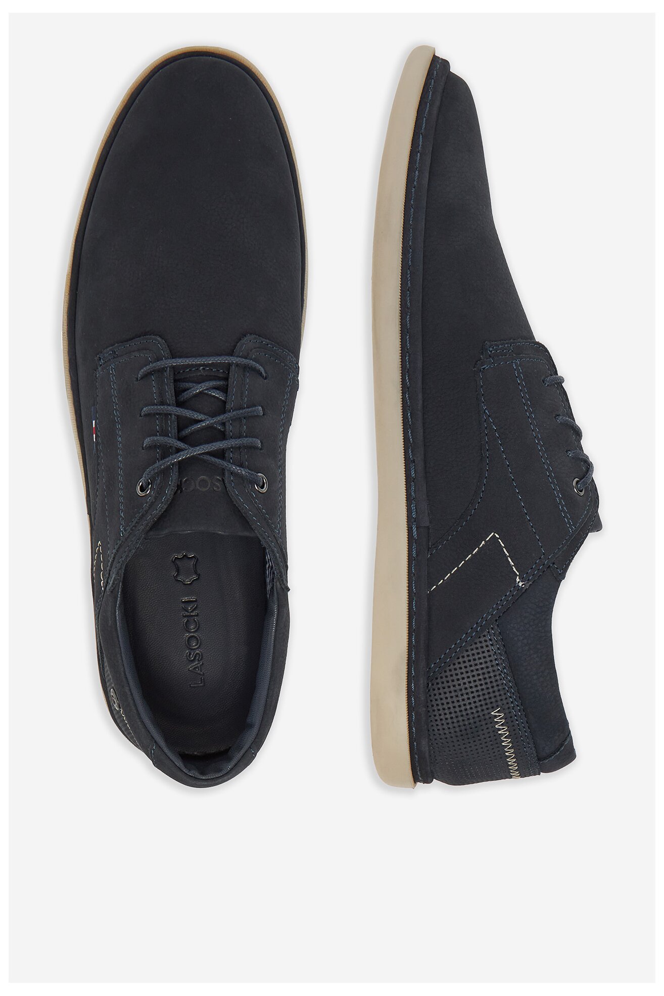 Половинки обувки Lasocki VITO-25 MB КОБАЛТОВО СИНЬО