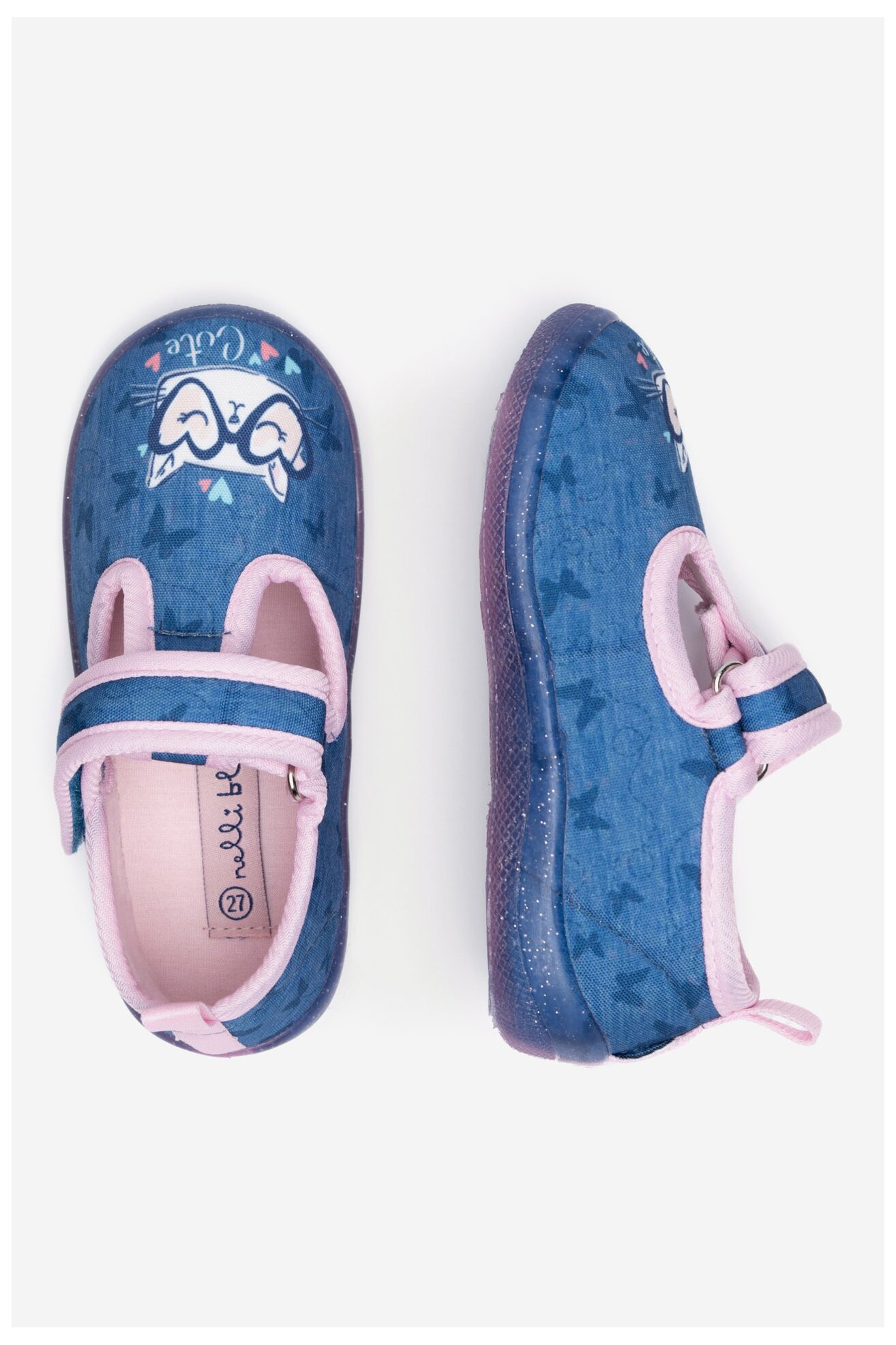 Papuče Nelli Blu 24SSZ1150 KOBALT PLAVA