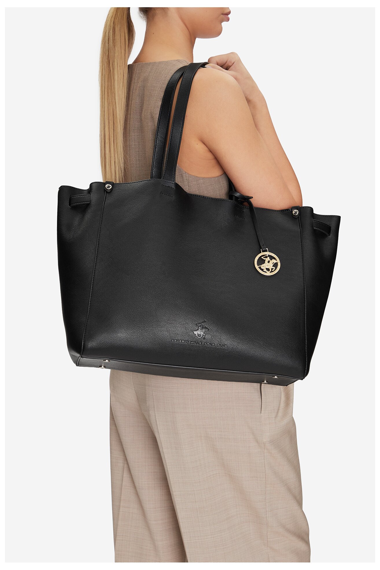 Дамска чанта Beverly Hills Polo Club CEO-BHPC-S-005-07 ЧЕРЕН