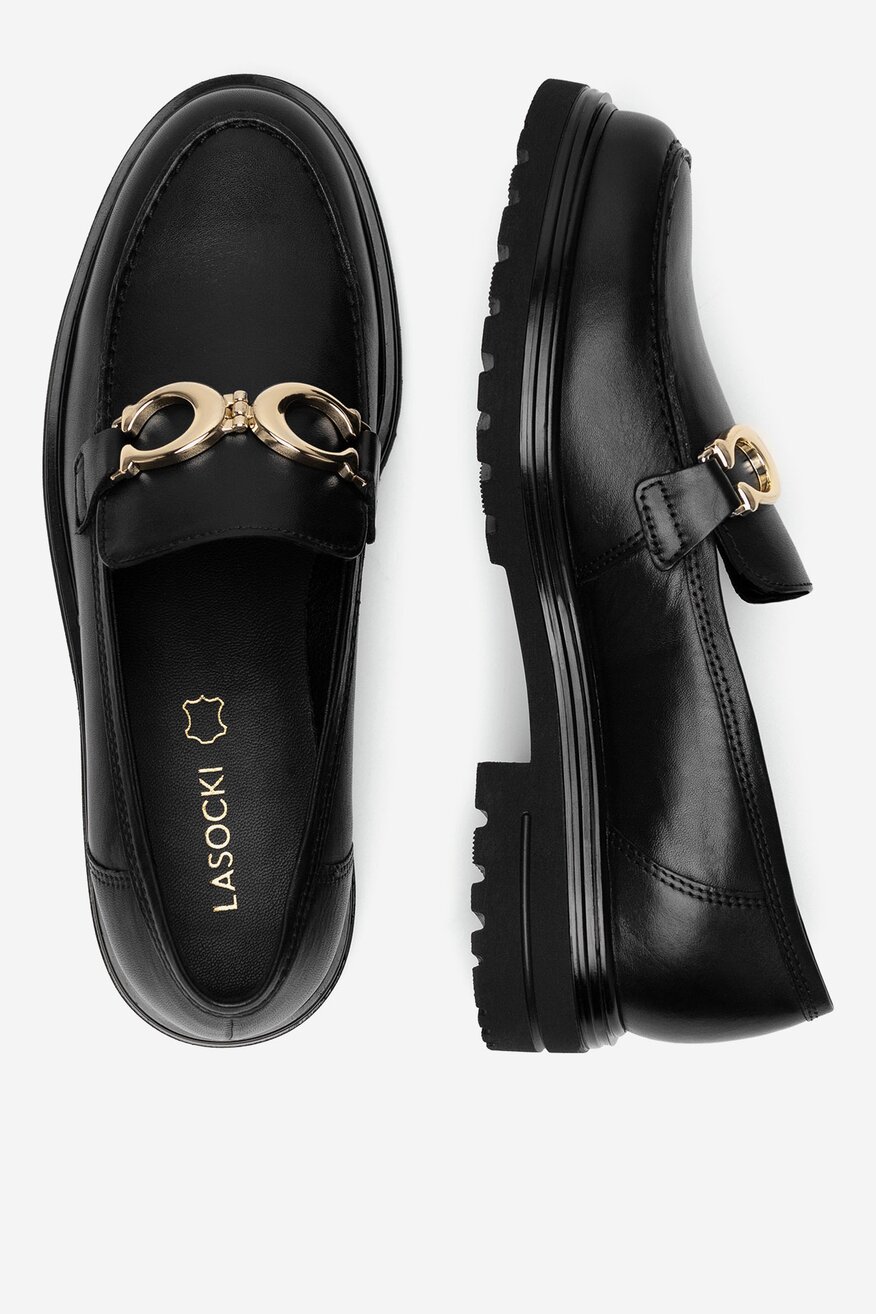 
                Lasocki - Loafersy skórzane - 5904862334080