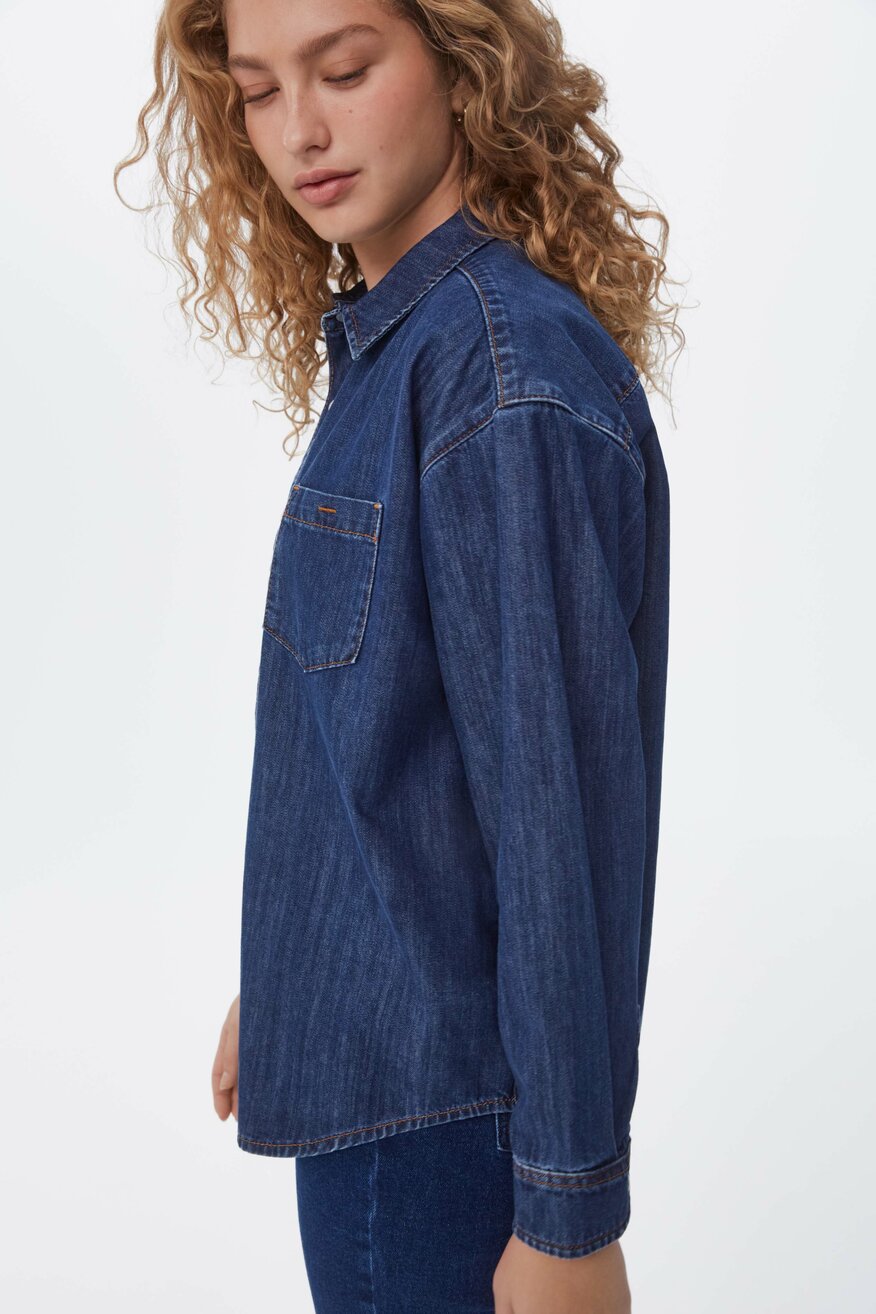 
                Americanos - Koszula jeansowa granatowa - 2230021009951