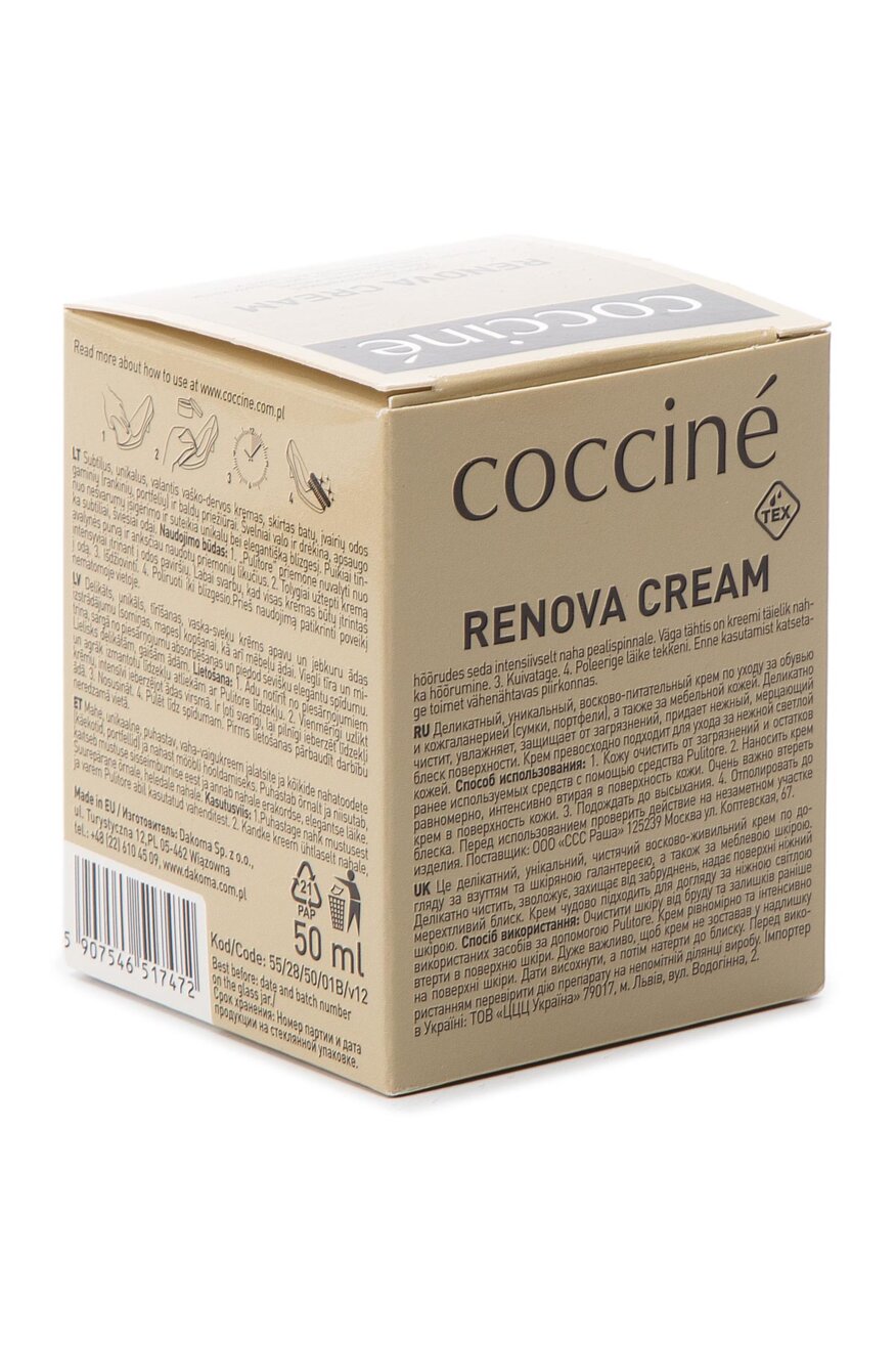 Coccine - Krem do obuwia do skór licowych bezbarwny - 5907546517472
