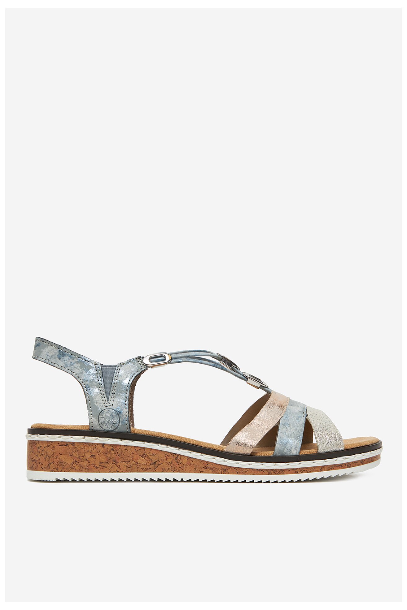 Sandały Rieker V36G4-40 Niebieski