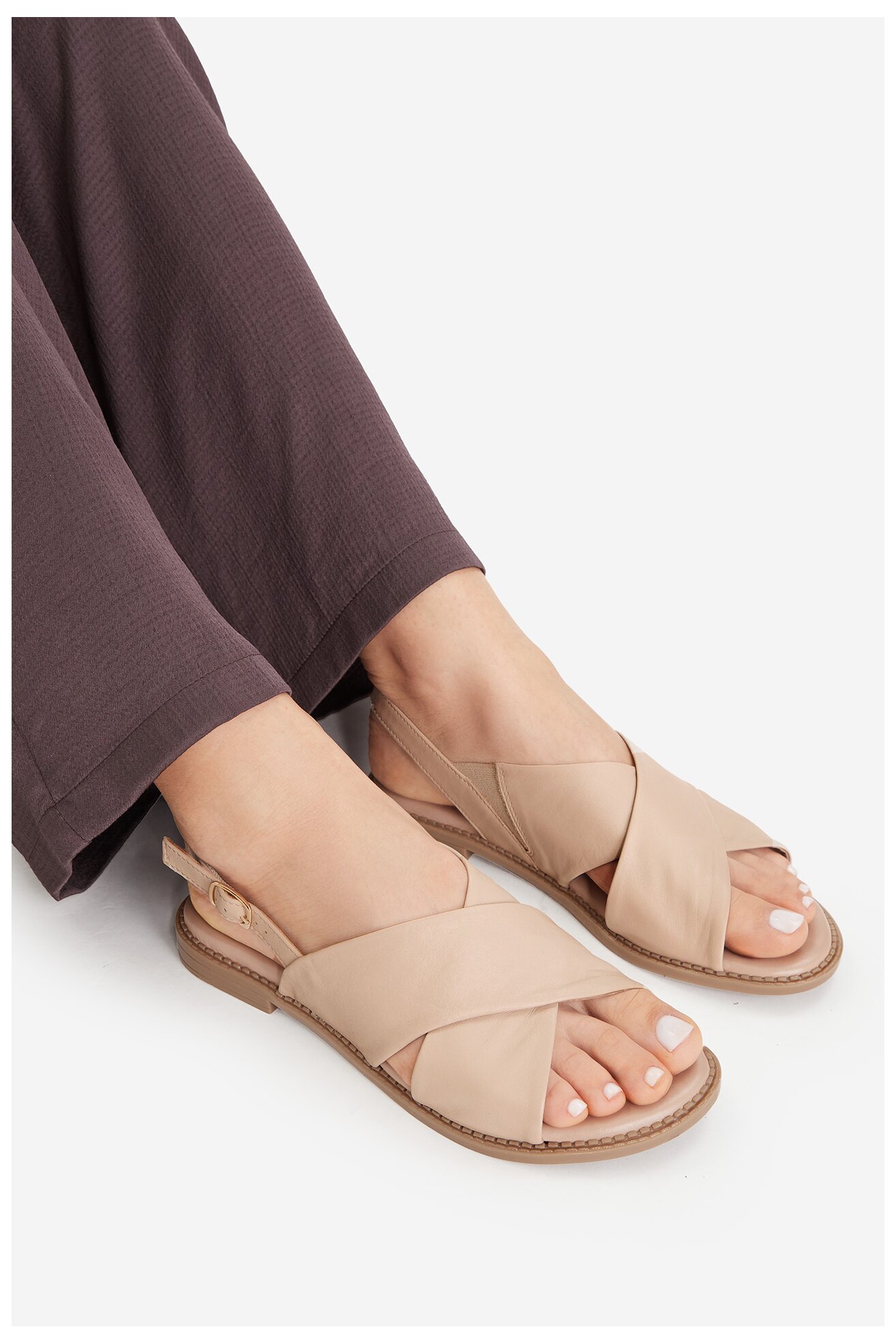 Sandały Lasocki CEO-EST-AFIONA-11 Beżowy jasny