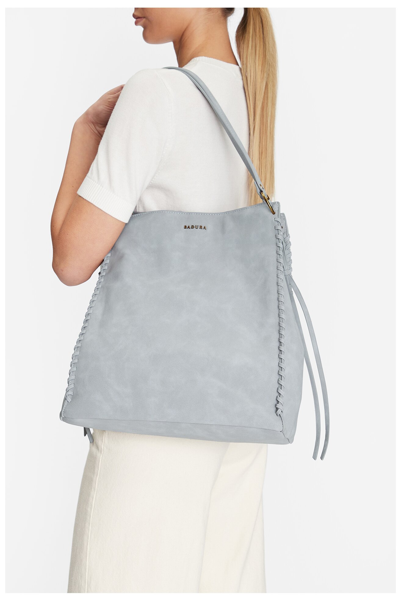 Geantă de mână Badura WEN-13 GRI DESCHIS