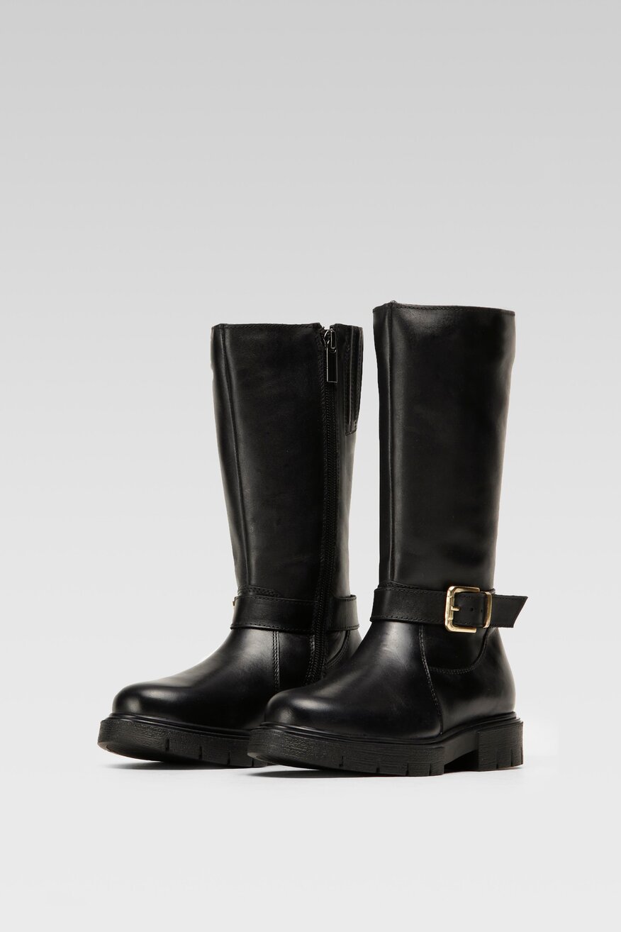 
                Lasocki Young - Kozaki skórzane ocieplane - 5904862275079