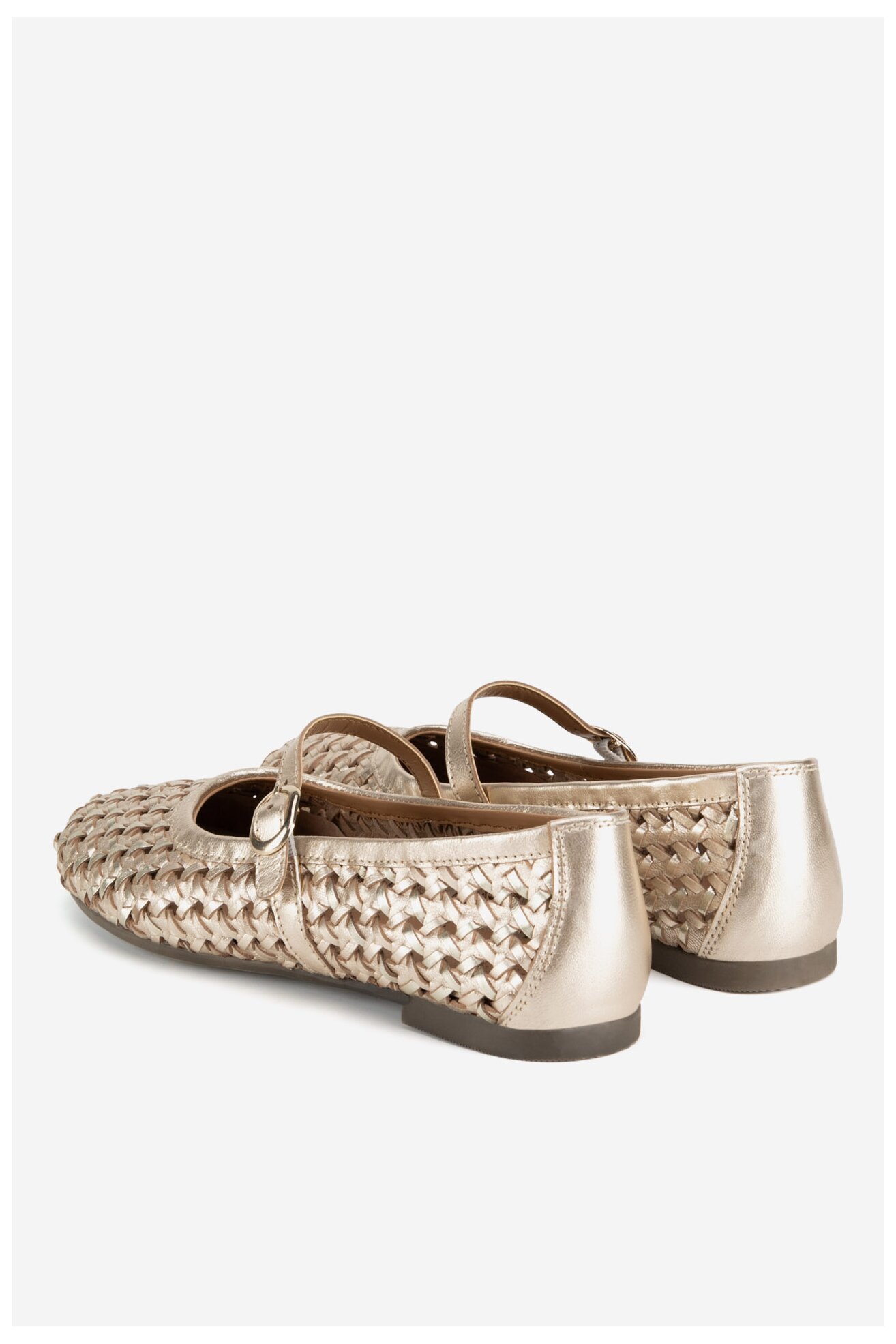 Baleriny Sergio Bardi WI45-F1104-01SB Złoty