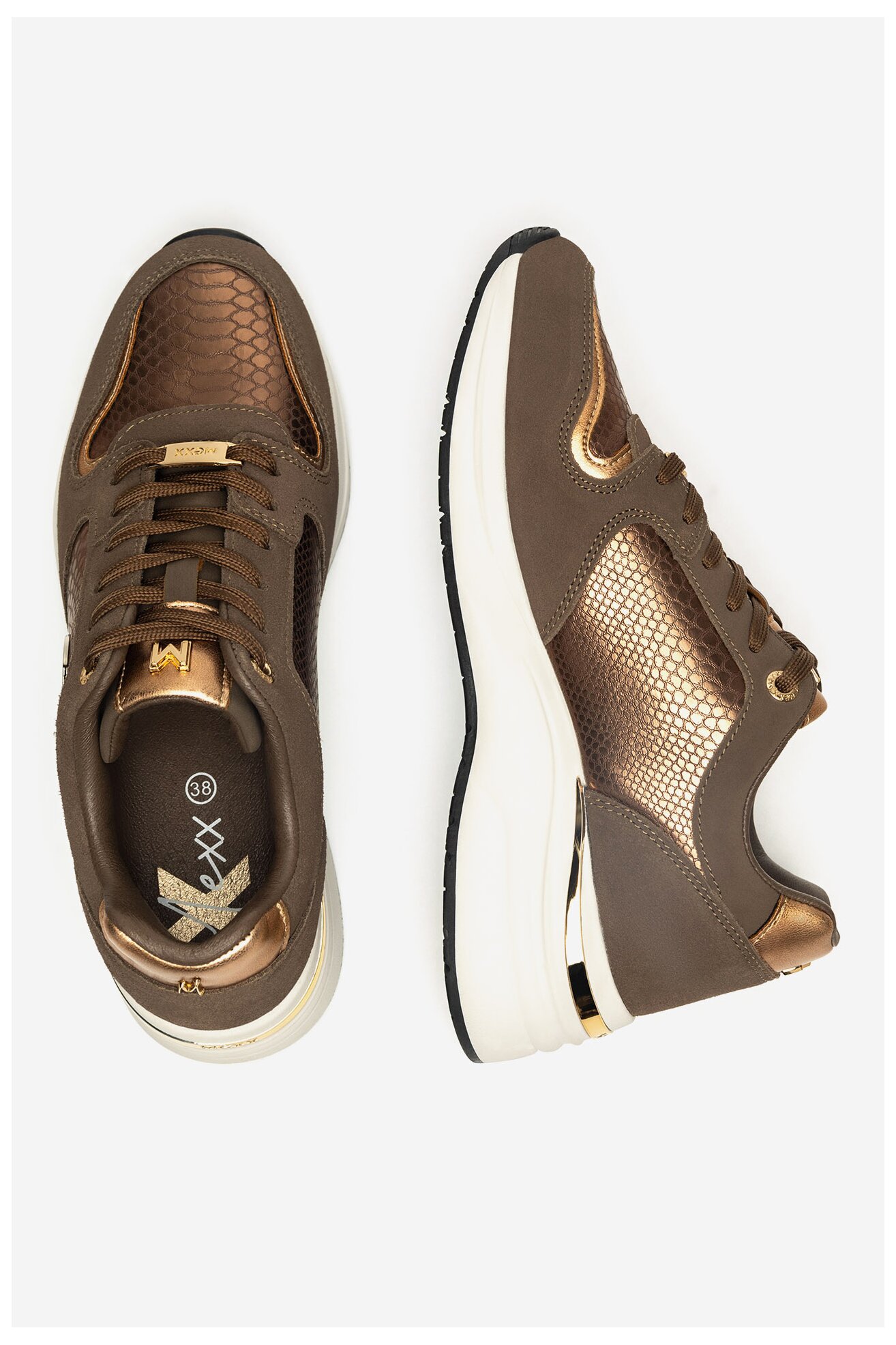 Sneakers Mexx MI001009043W-01 Brązowy jasny