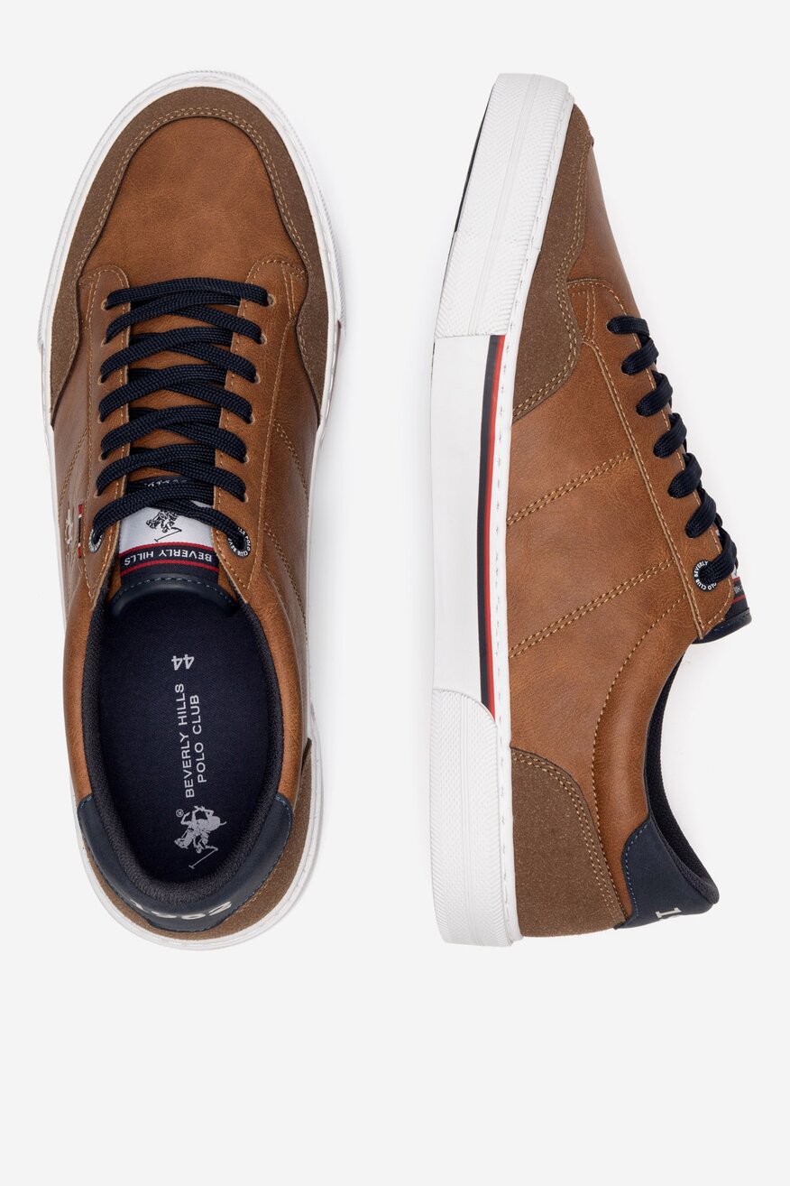 
                Vászoncipő Beverly Hills Polo Club BARNA - 5905588836247