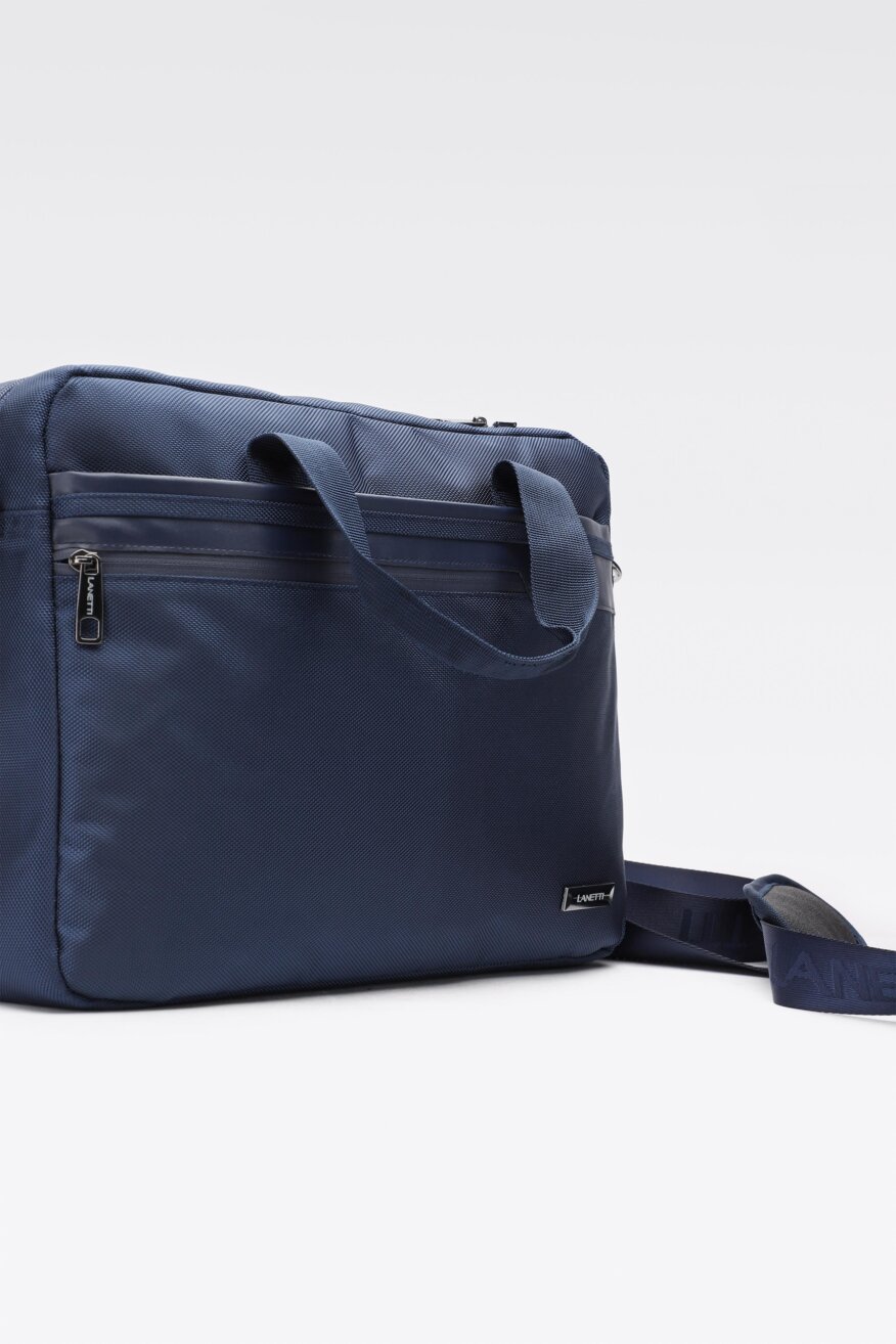 Lanetti - Torba na laptopa granatowa - 5903698262352