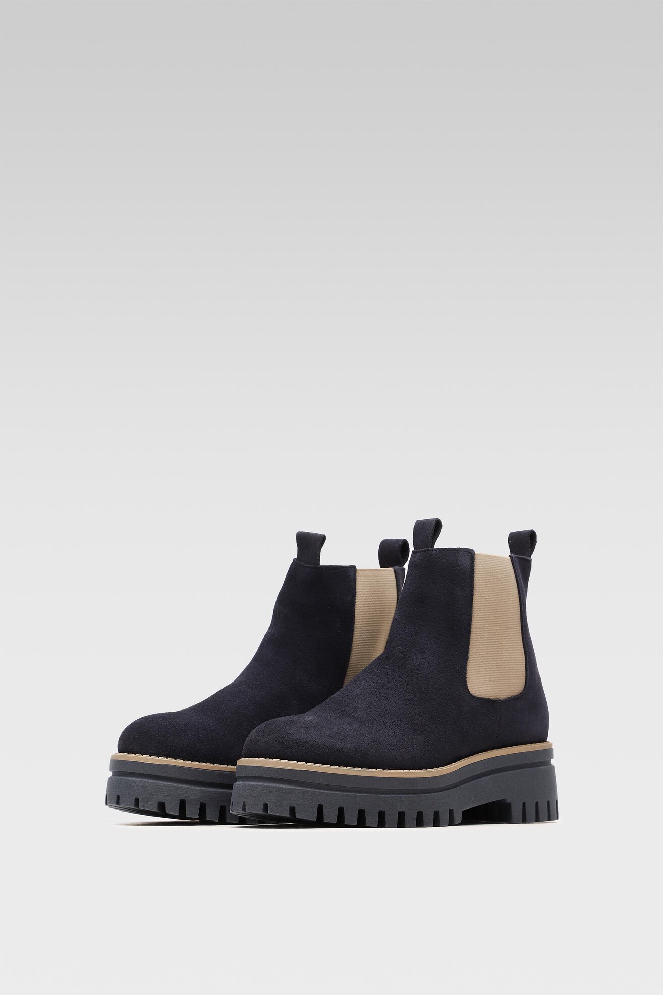 Botki Lasocki T321 Granatowy