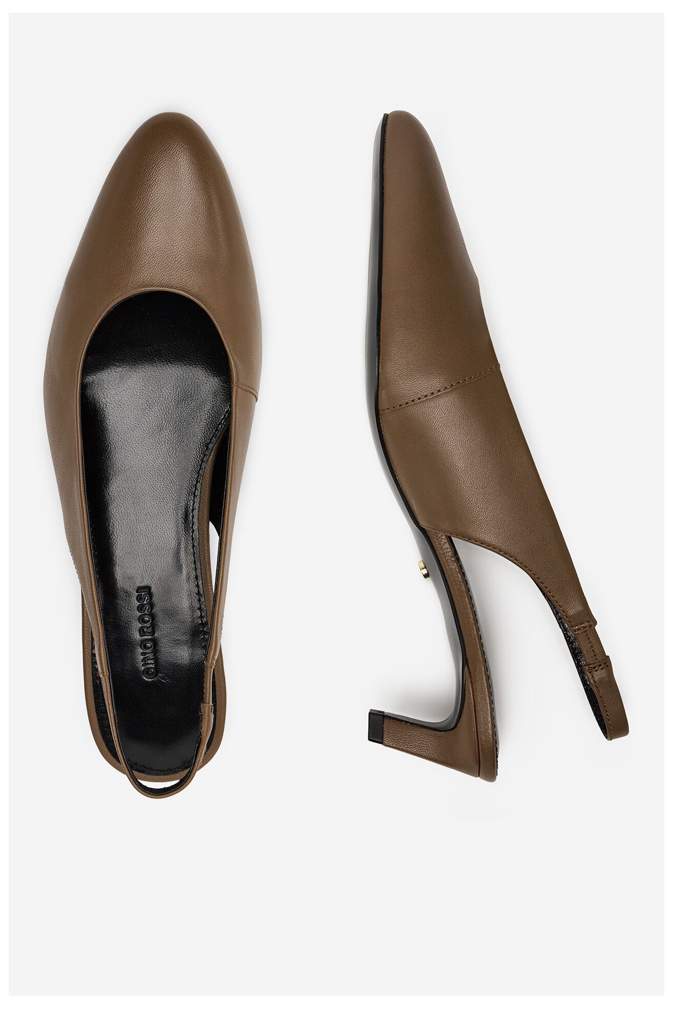 Pantofi cu toc Gino Rossi LILY-118324 MARO DESCHIS