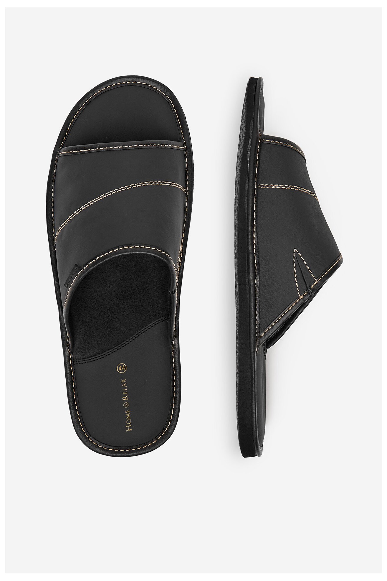 Papuci de casă Home&Relax SLIP-01 MI25 NEGRU