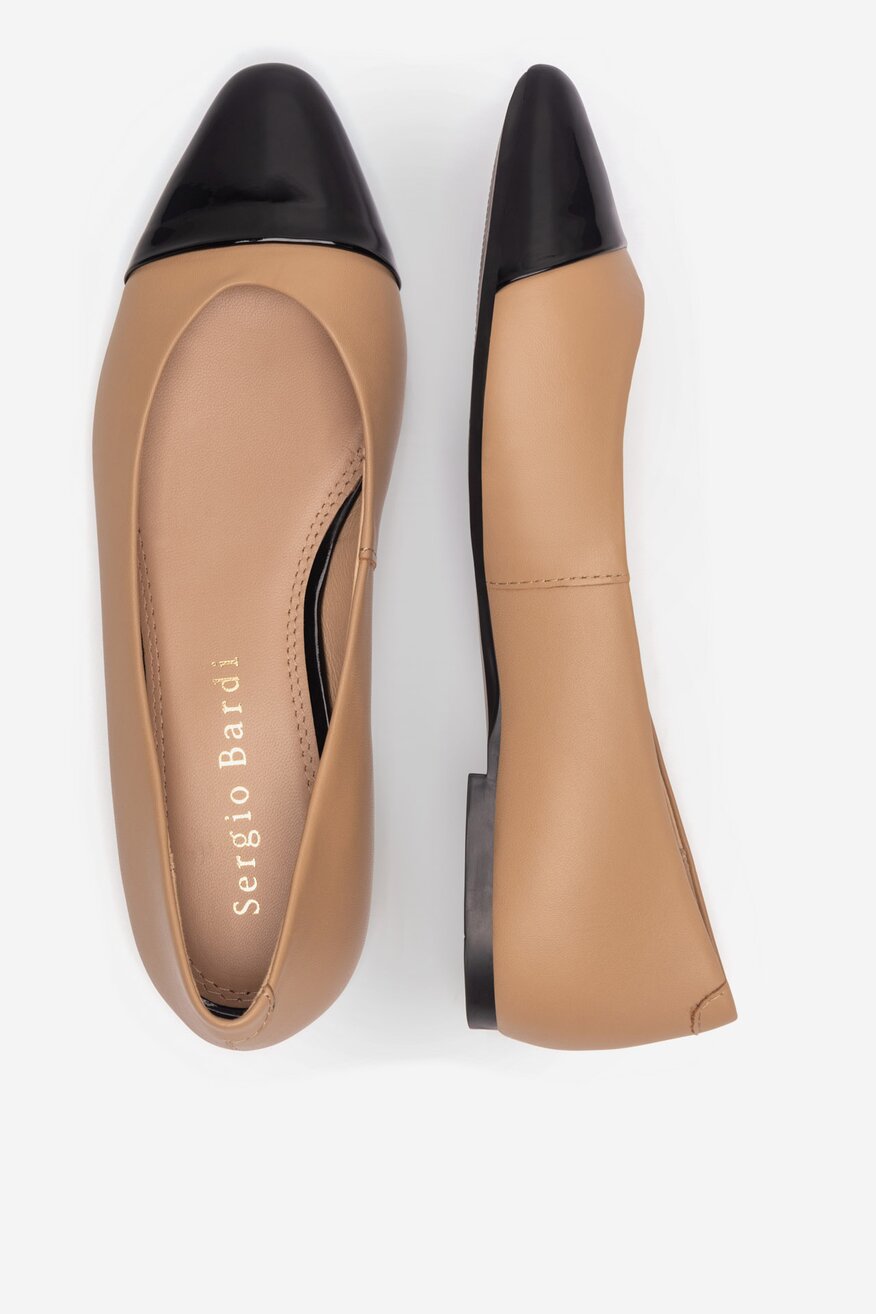 Sergio Bardi - Baleriny skórzane - 5903698602653