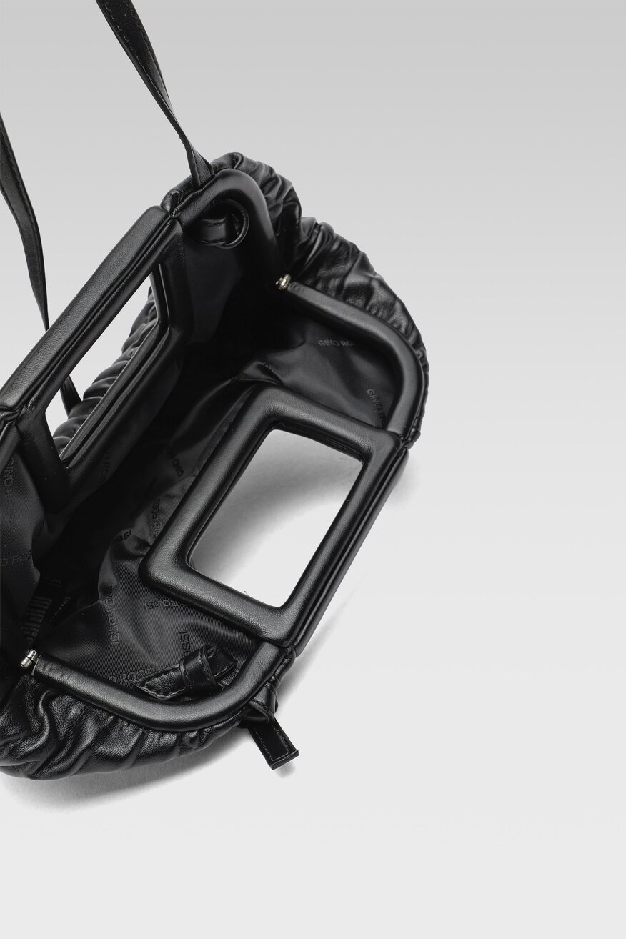 Gino Rossi - Torebka skórzana czarna - 5904248833046