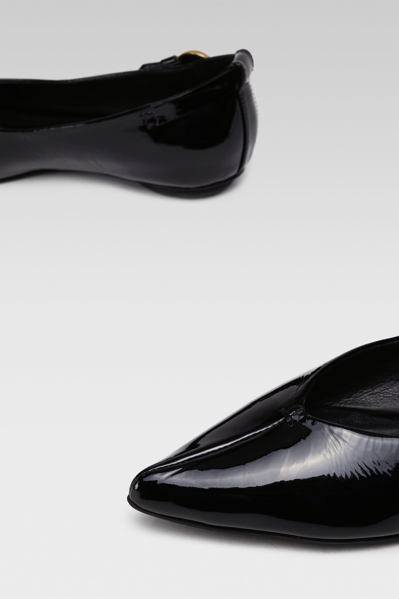 Baleriny Gino Rossi 16701 Czarny