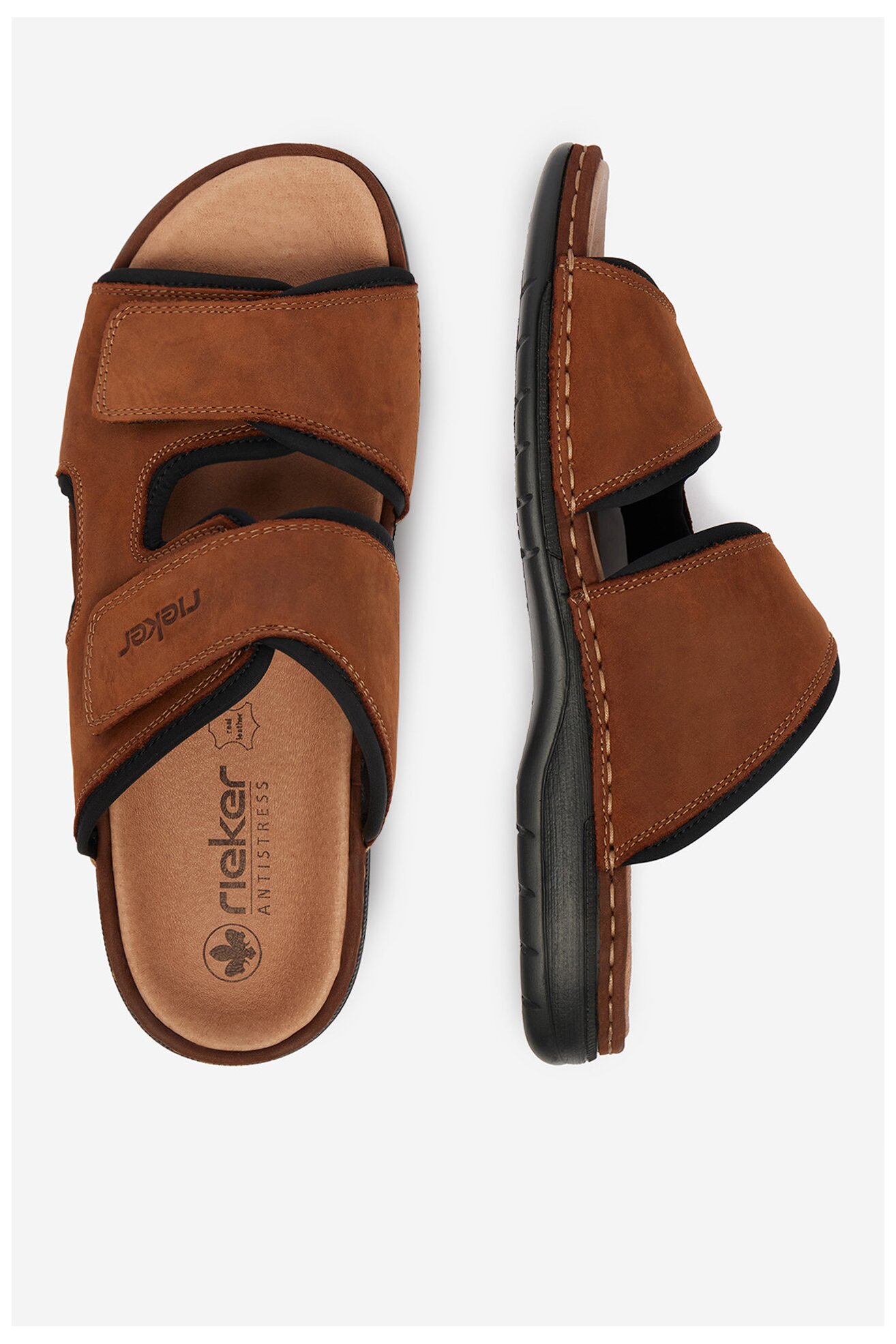 Джапанки Rieker CEO-25559-25 ТЪМНОКАФЯВ