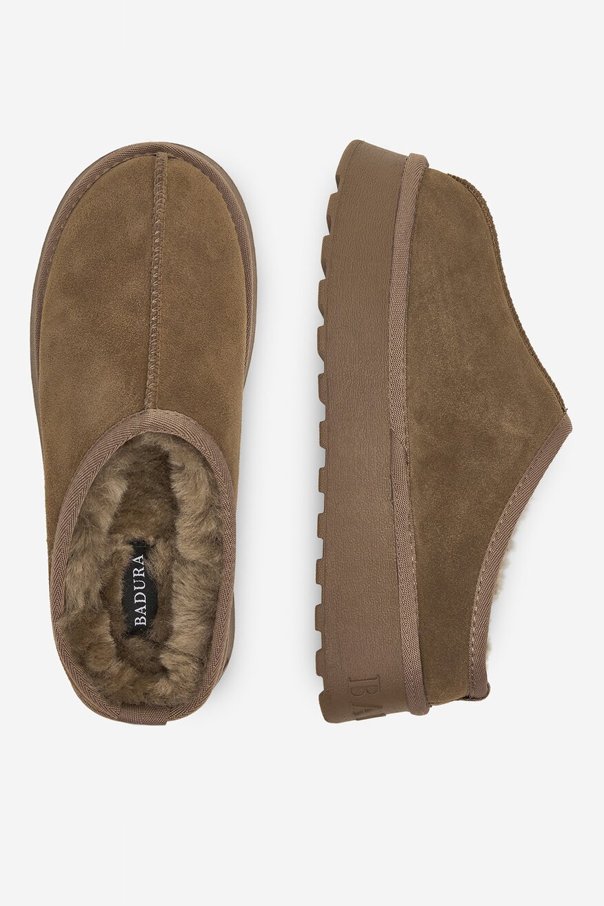 Papuci de casă Badura MARO DESCHIS - 5906751381410