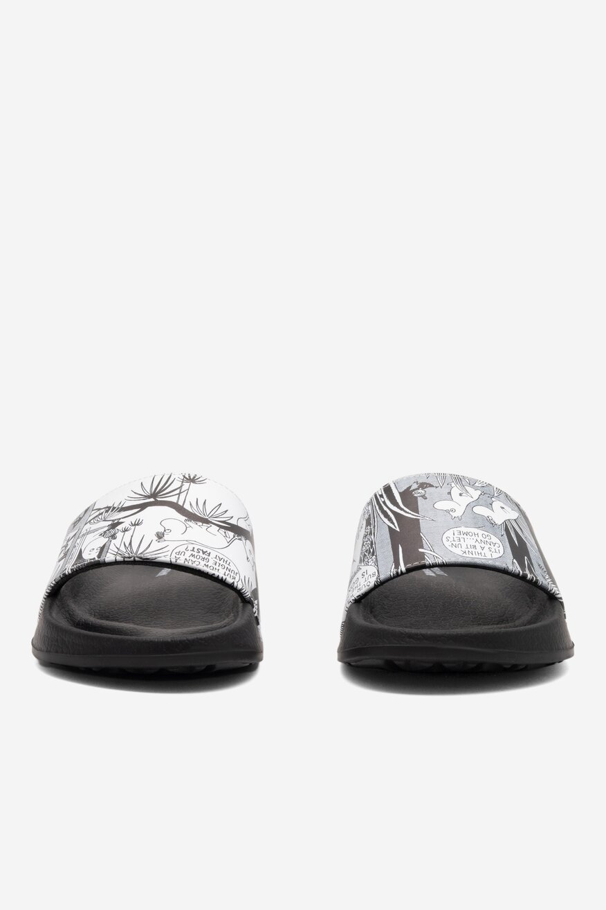 MOOMIN - Klapki basenowe czarne - 5904862842080