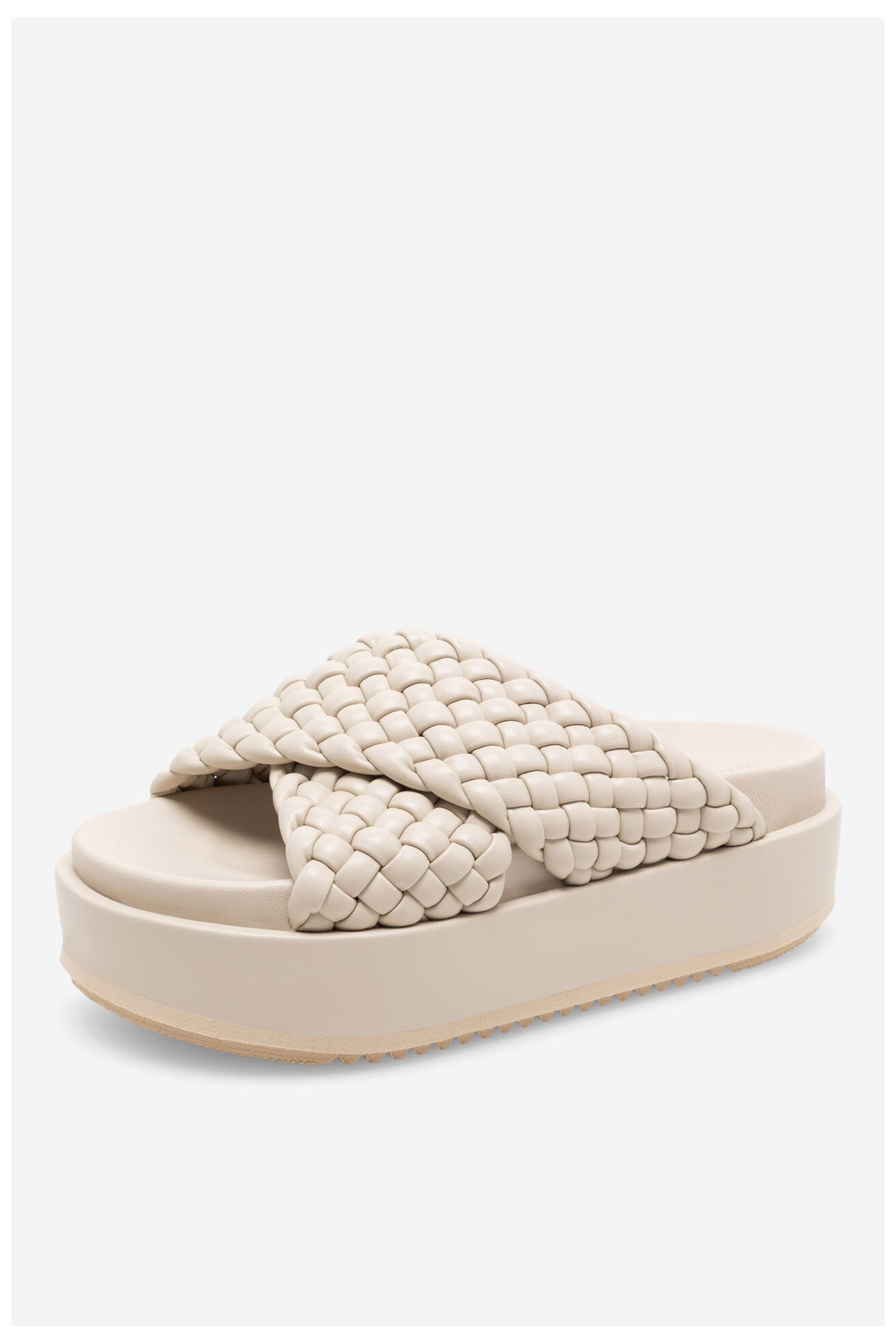 Klapki Badura WYL3857-3 Beżowy