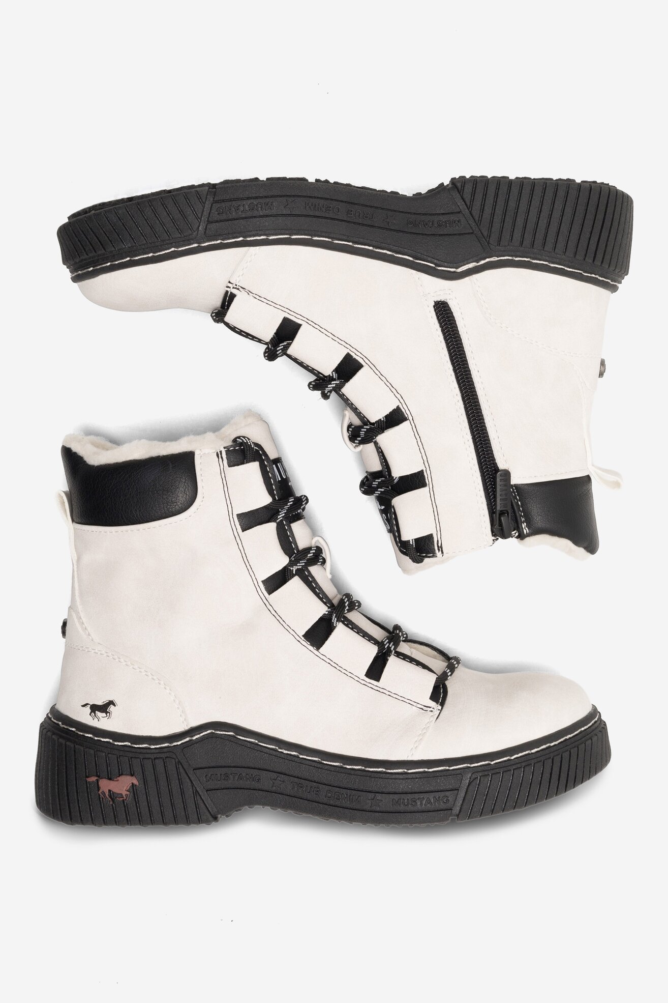 Боти Mustang 1436-605 БЯЛ
