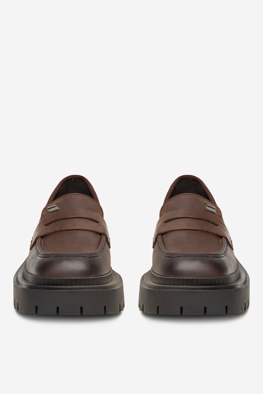 G-STAR RAW - Loafersy skórzane - 5906751395325