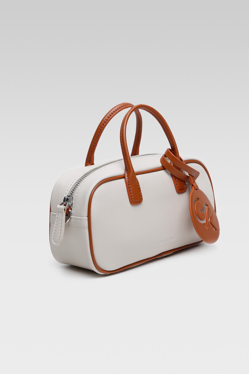 
                Gino Rossi - Torebka skórzana biała - 5903698770307