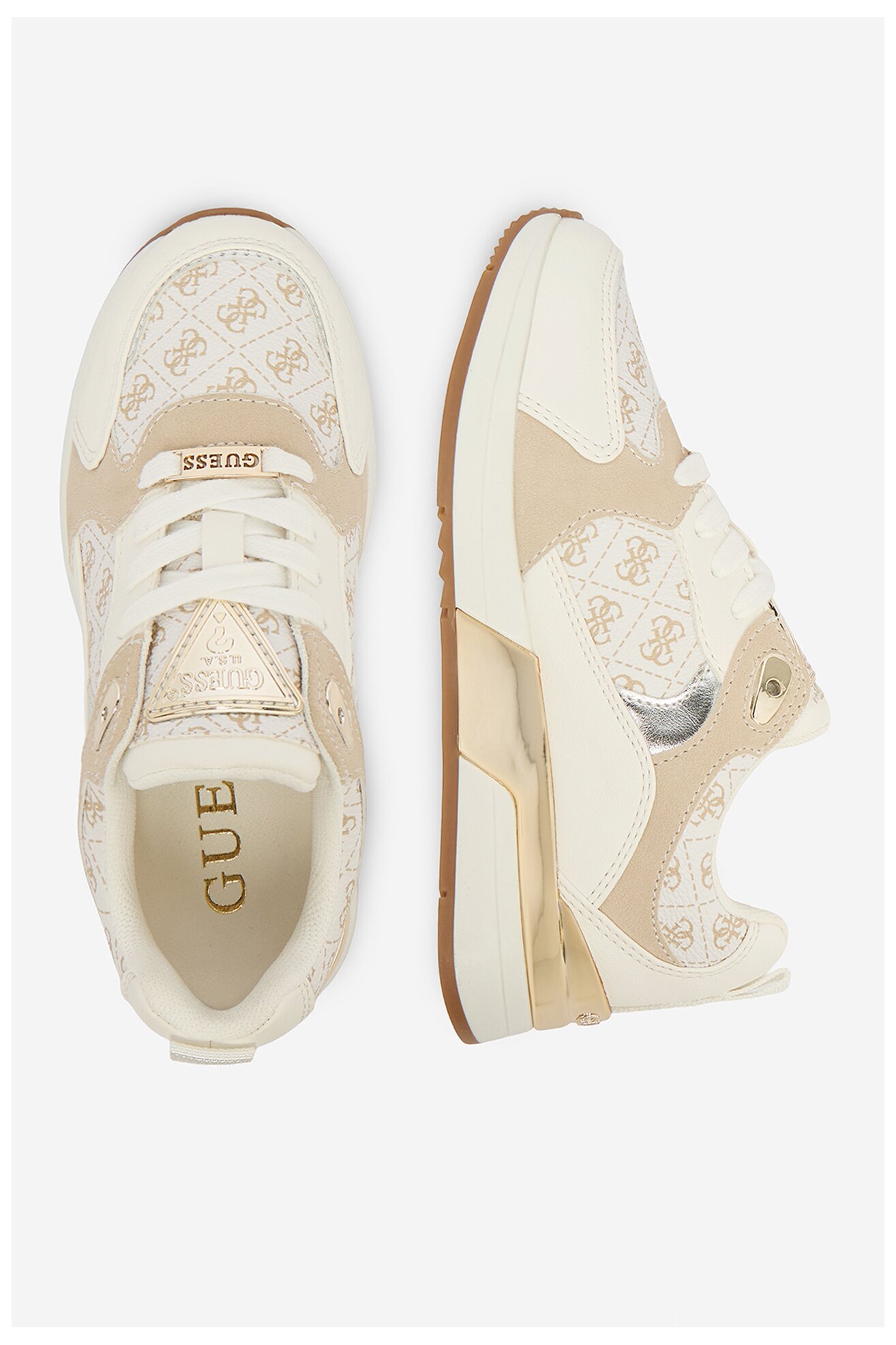 Sneakers GUESS EO-CS25049-01 Biały