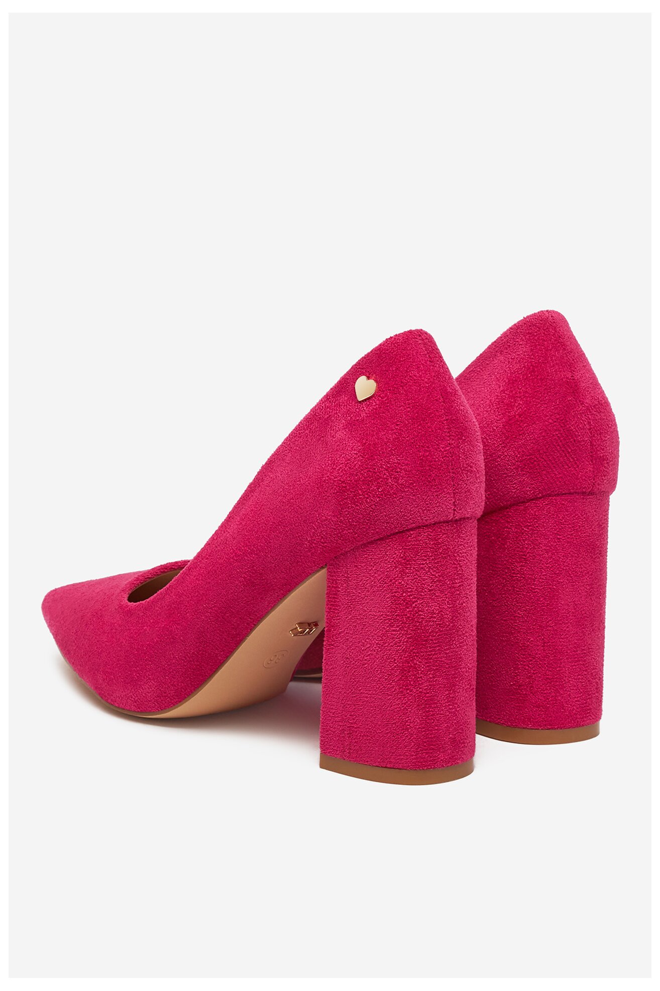 Pantofi cu toc DeeZee KB-008A ROZ ÎNCHIS