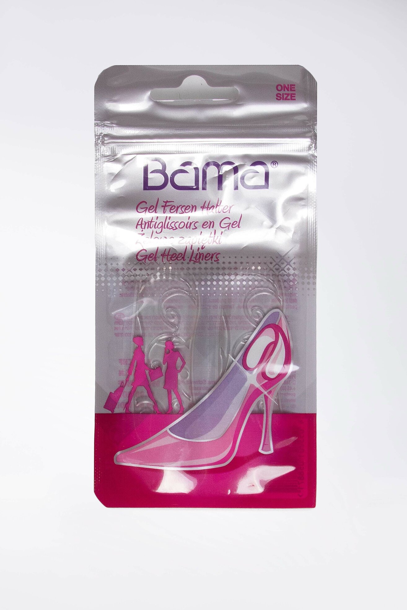 Wkładki do obuwia BAMA WKŁADKA ŻELOWE ZAPIĘTKI BEZ KOLORU -